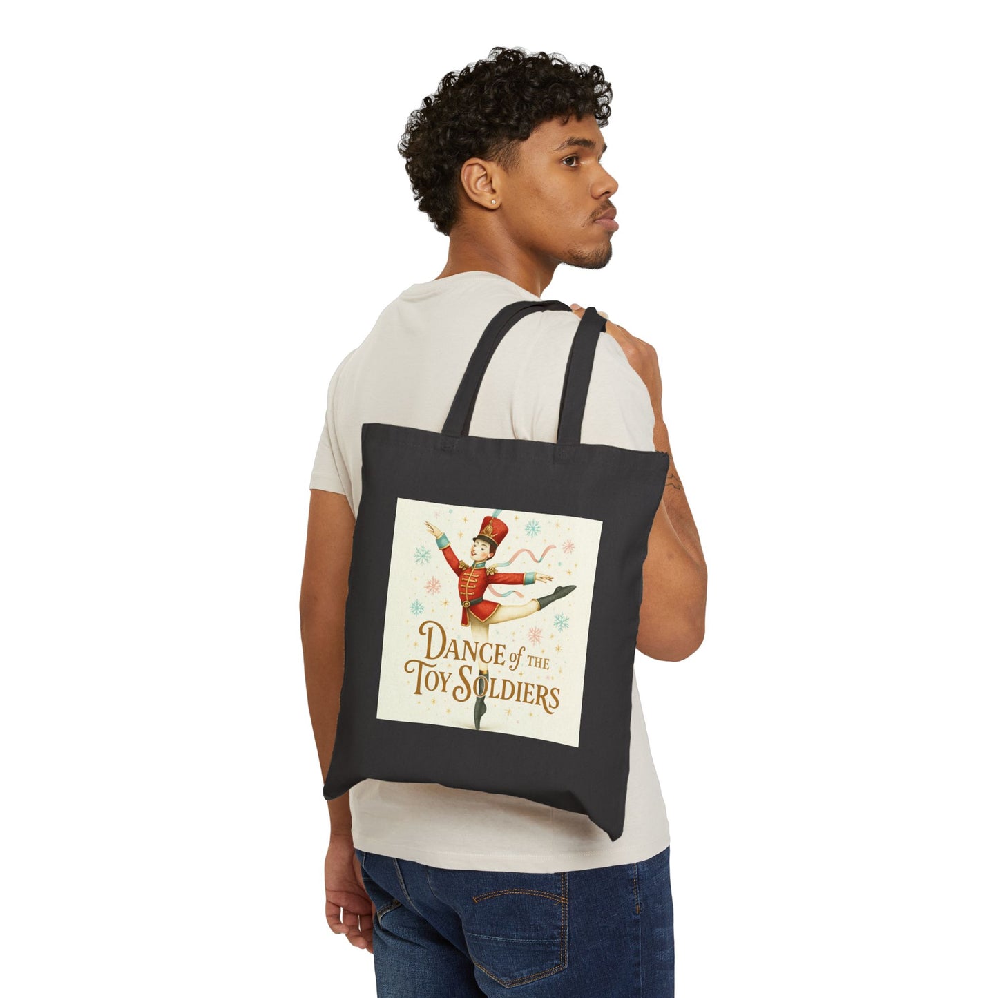 Dance of the Toy Soldiers Canvas Tote Bag — Nutcracker Ballet Holiday Gift