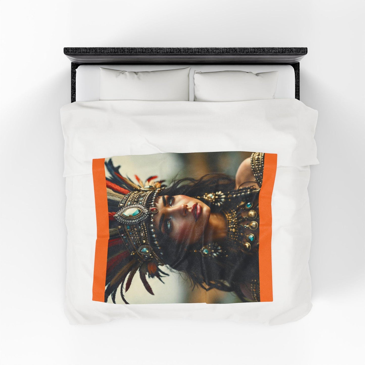 Velveteen Plush Blanket - Cozy Home Decor, Bohemian Style Throw, Perfect Gift for Warmth & Comfort, Home Accents, Festivals