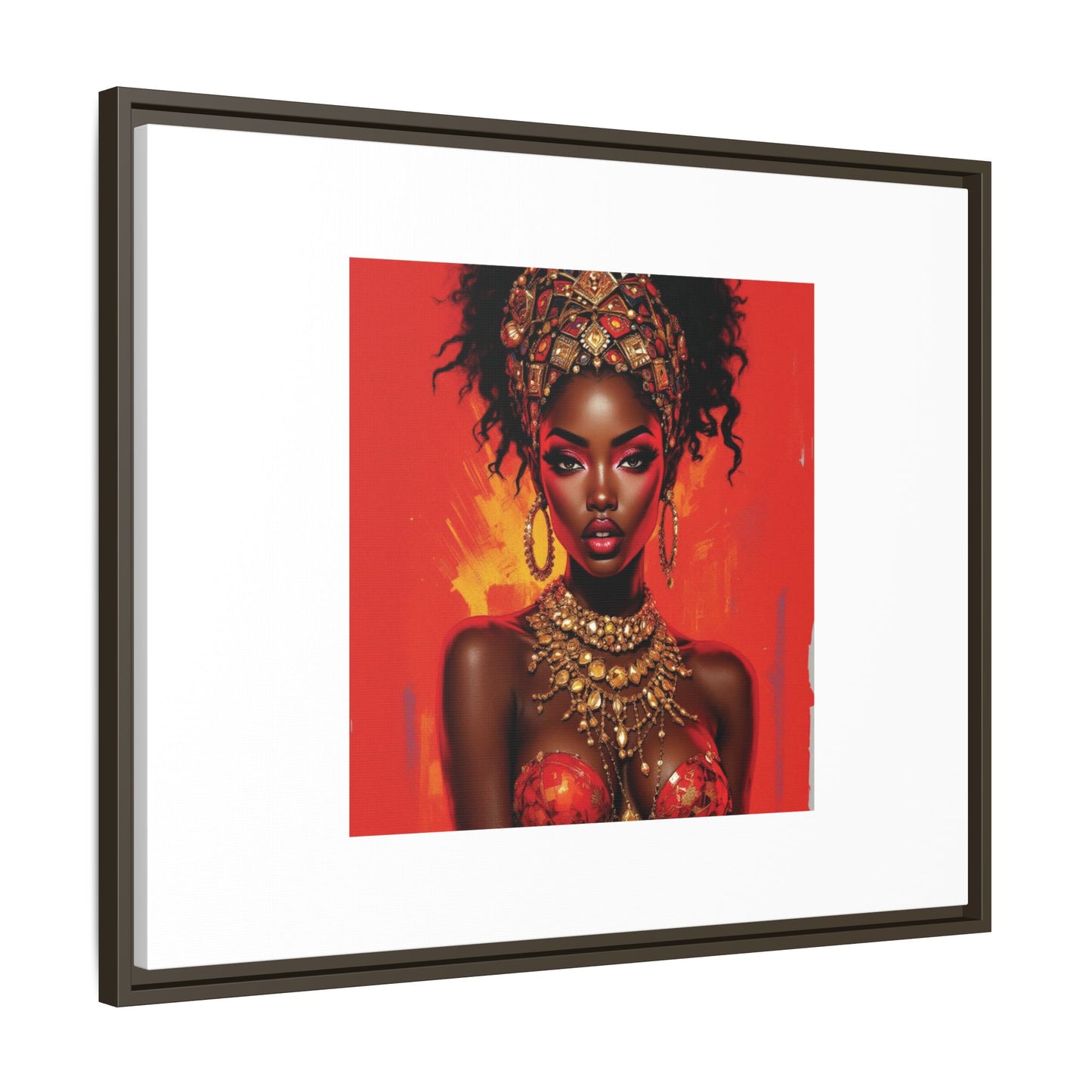 Matte Canvas, Framed (Multi-color)