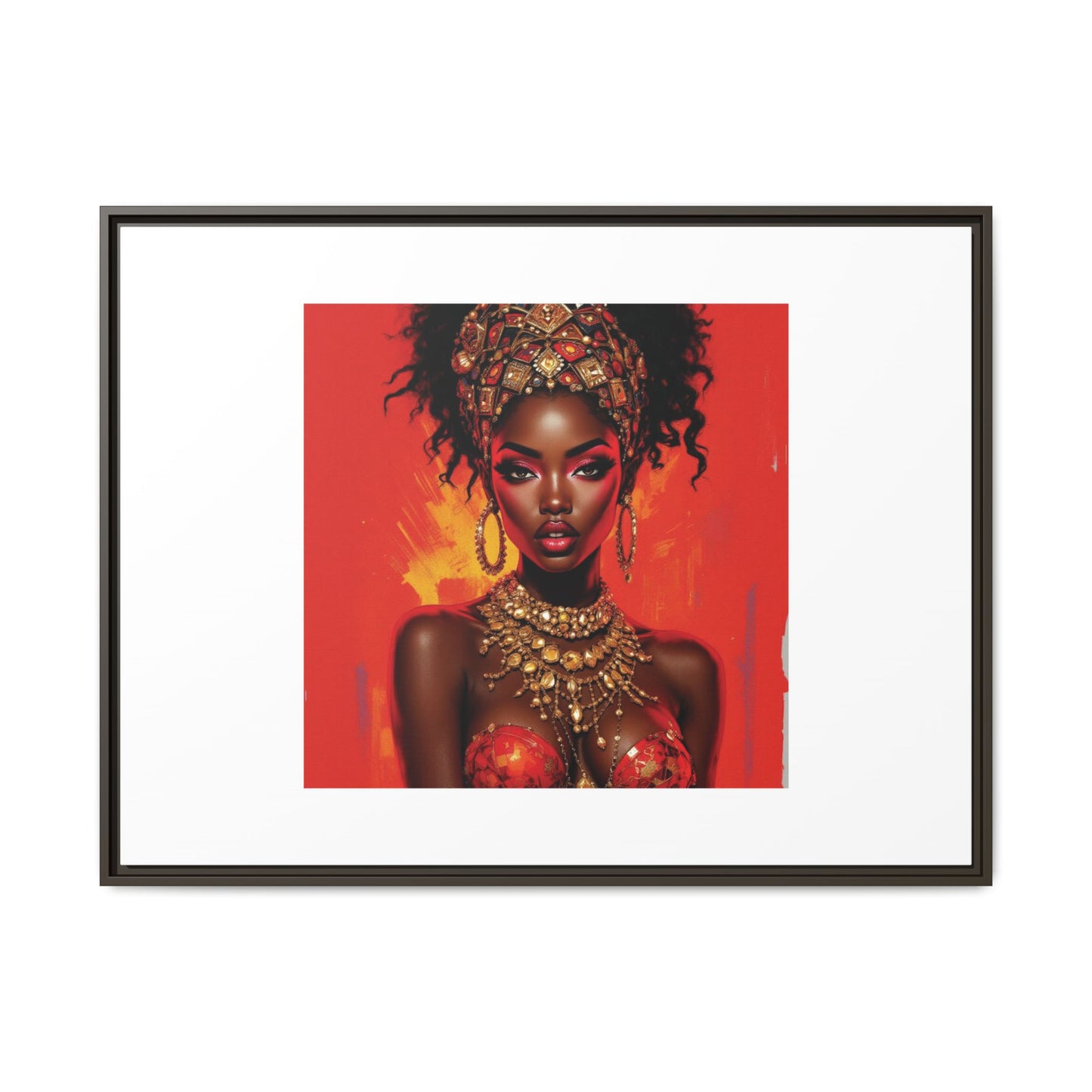 Matte Canvas, Framed (Multi-color)