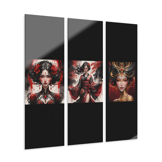 Copy of Christmas Acrylic Triptych Prints, Holiday Wall Art, Winter Decor, Festive Home Decoration, Seasonal Gift Ideas