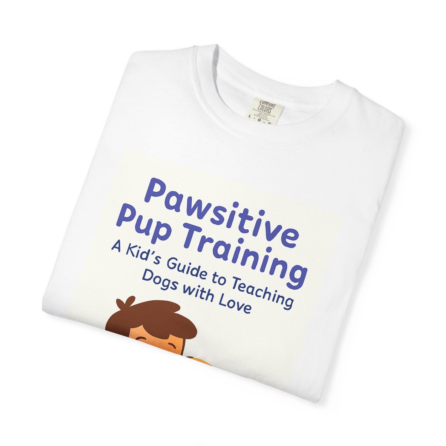 Pawsitive Pup Training Tee — Kids' Dog Training Guide Design