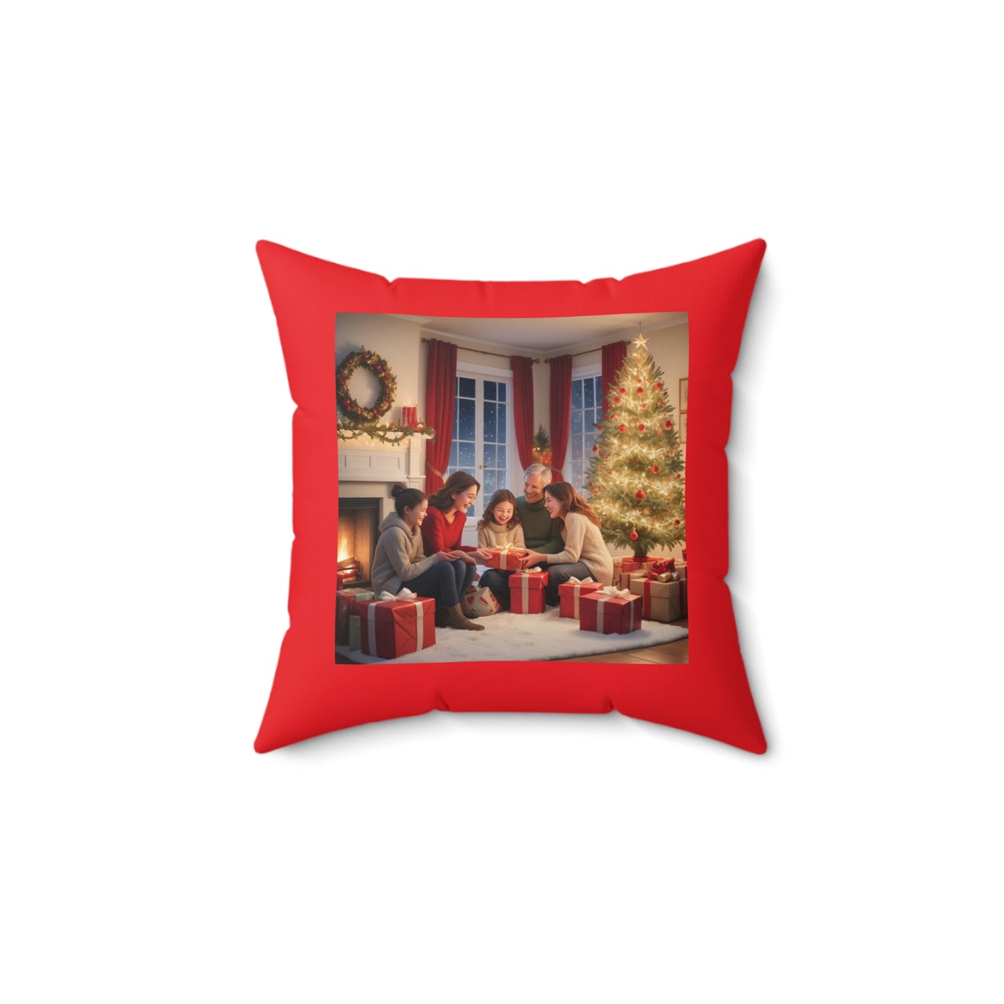 Spun Polyester Square Pillow