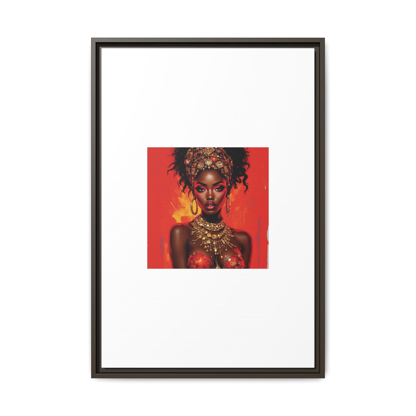 Matte Canvas, Framed (Multi-color)