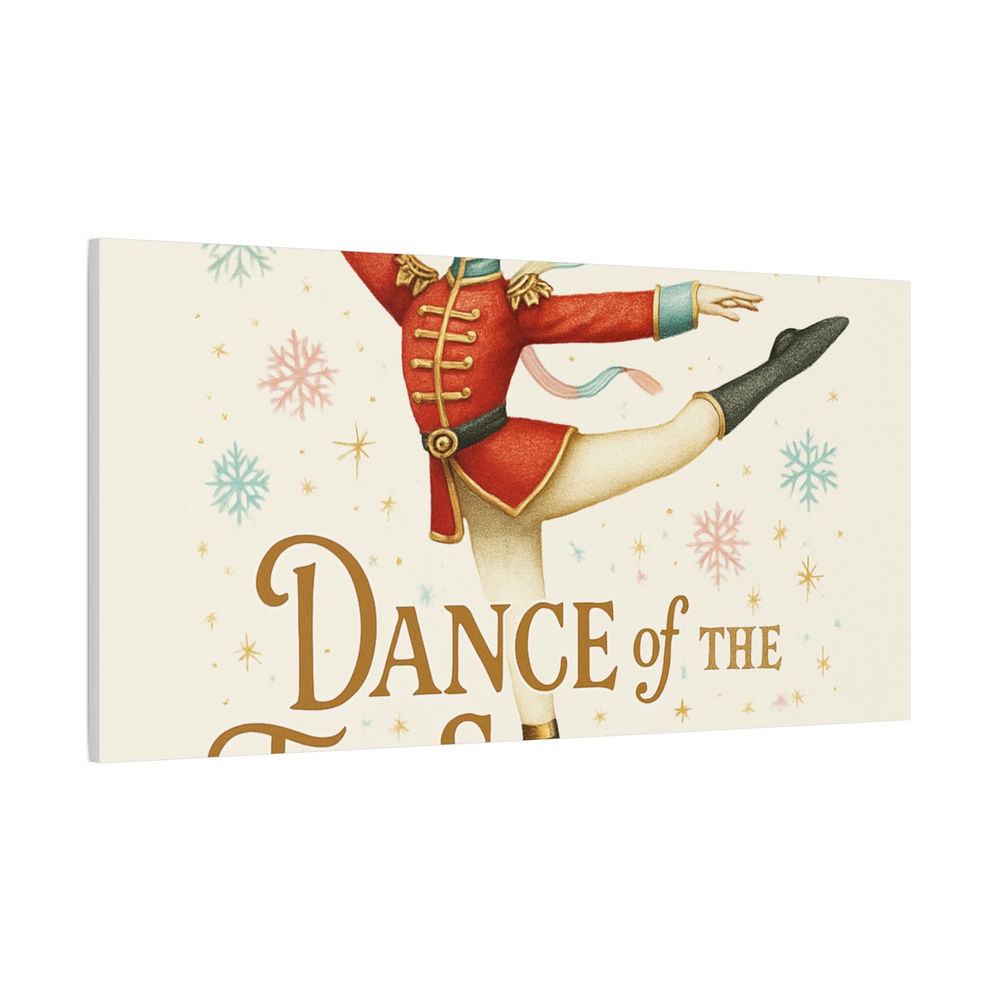 Dance of the Toy Soldiers Canvas Wall Art — Vintage Nutcracker Ballet Print