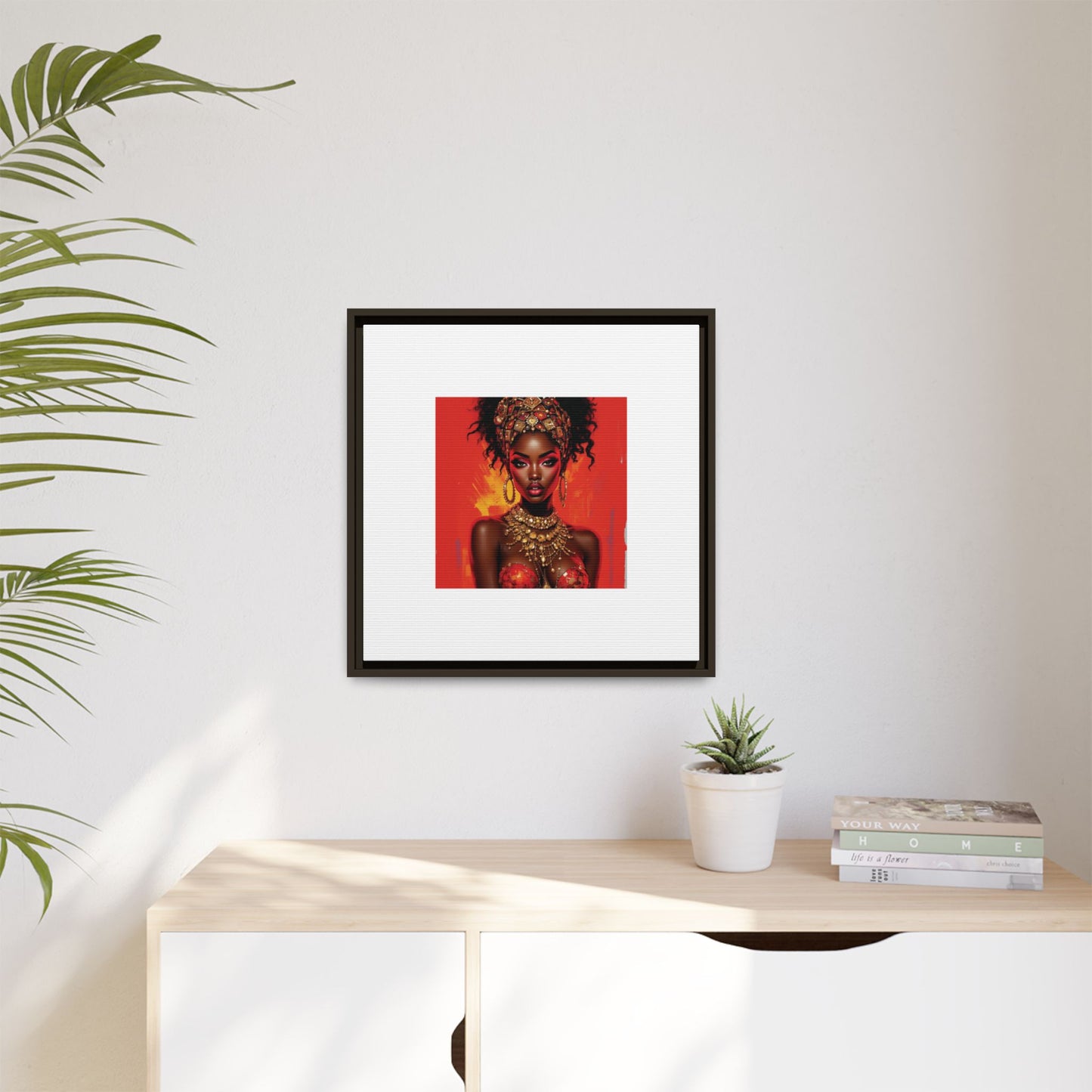 Matte Canvas, Framed (Multi-color)