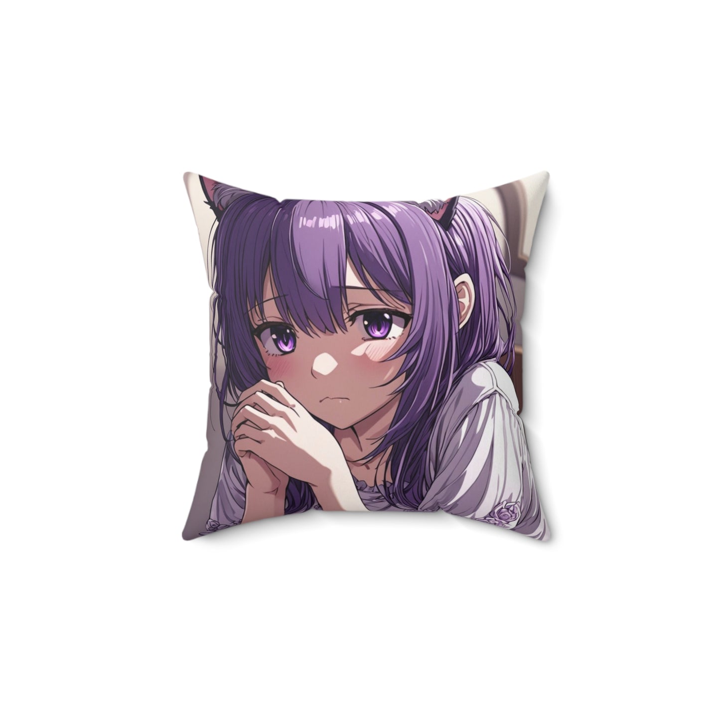 Spun Polyester Square Pillow