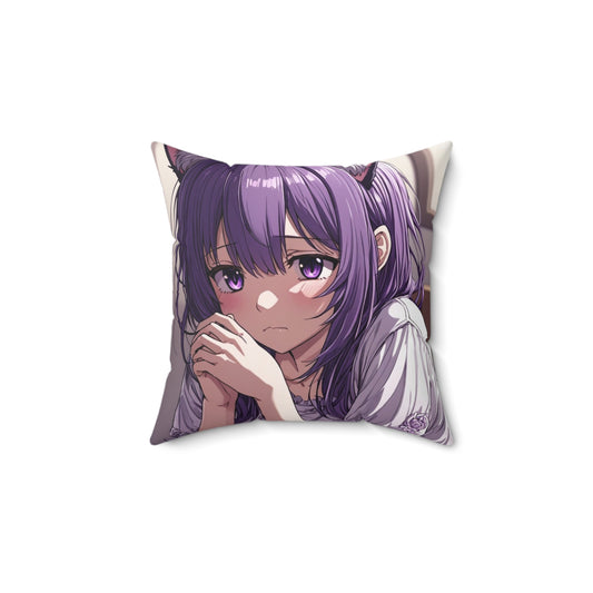 Spun Polyester Square Pillow