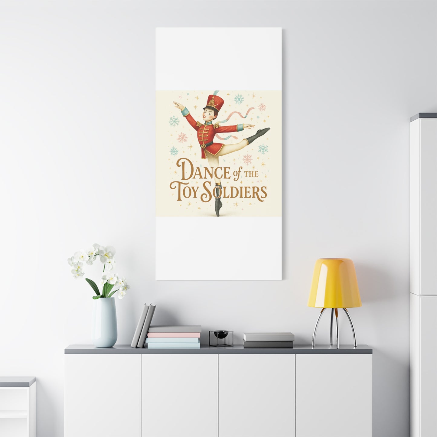 Dance of the Toy Soldiers Canvas Wall Art — Vintage Nutcracker Ballet Print