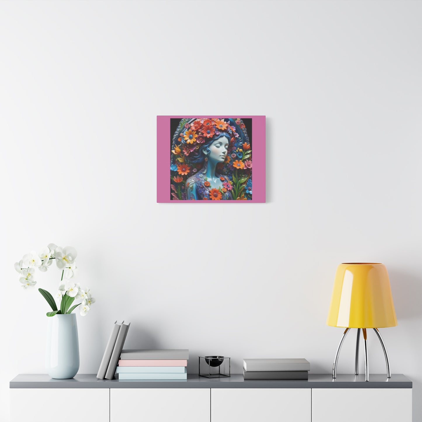 Floral Goddess Matte Canvas Wall Art