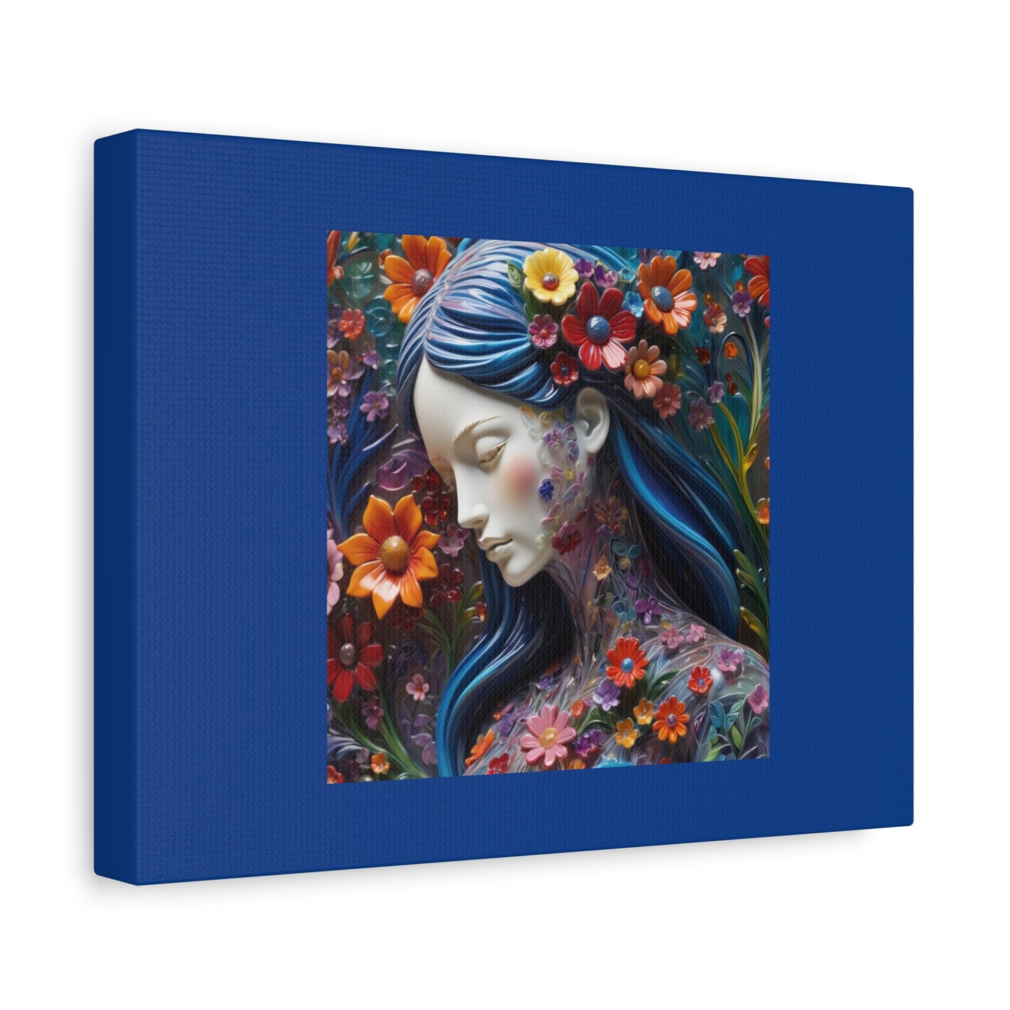 Floral Muse Matte Canvas Print — Stretched 1.25"