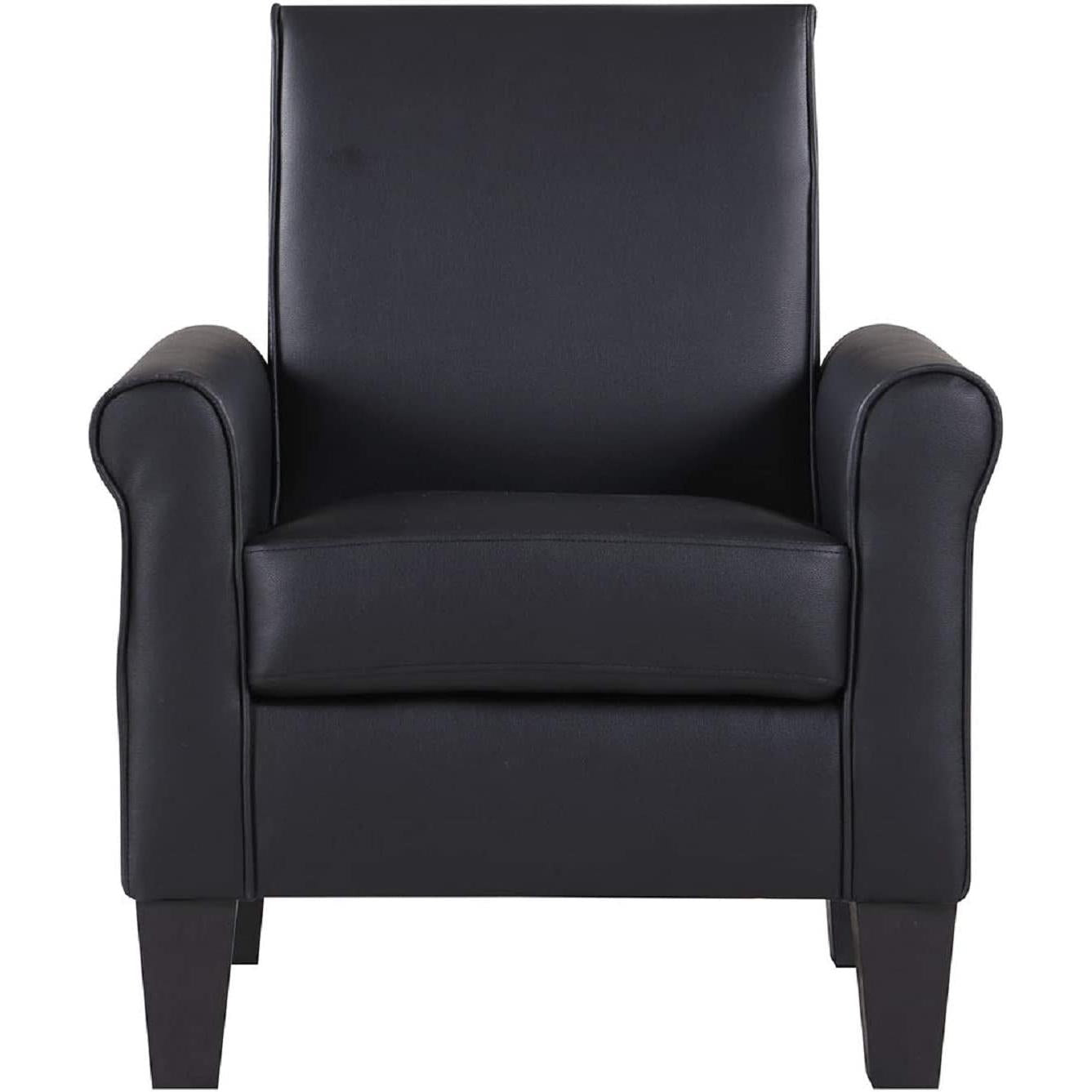 Black Accent Chair Modern Design For Living Room Furniture-2