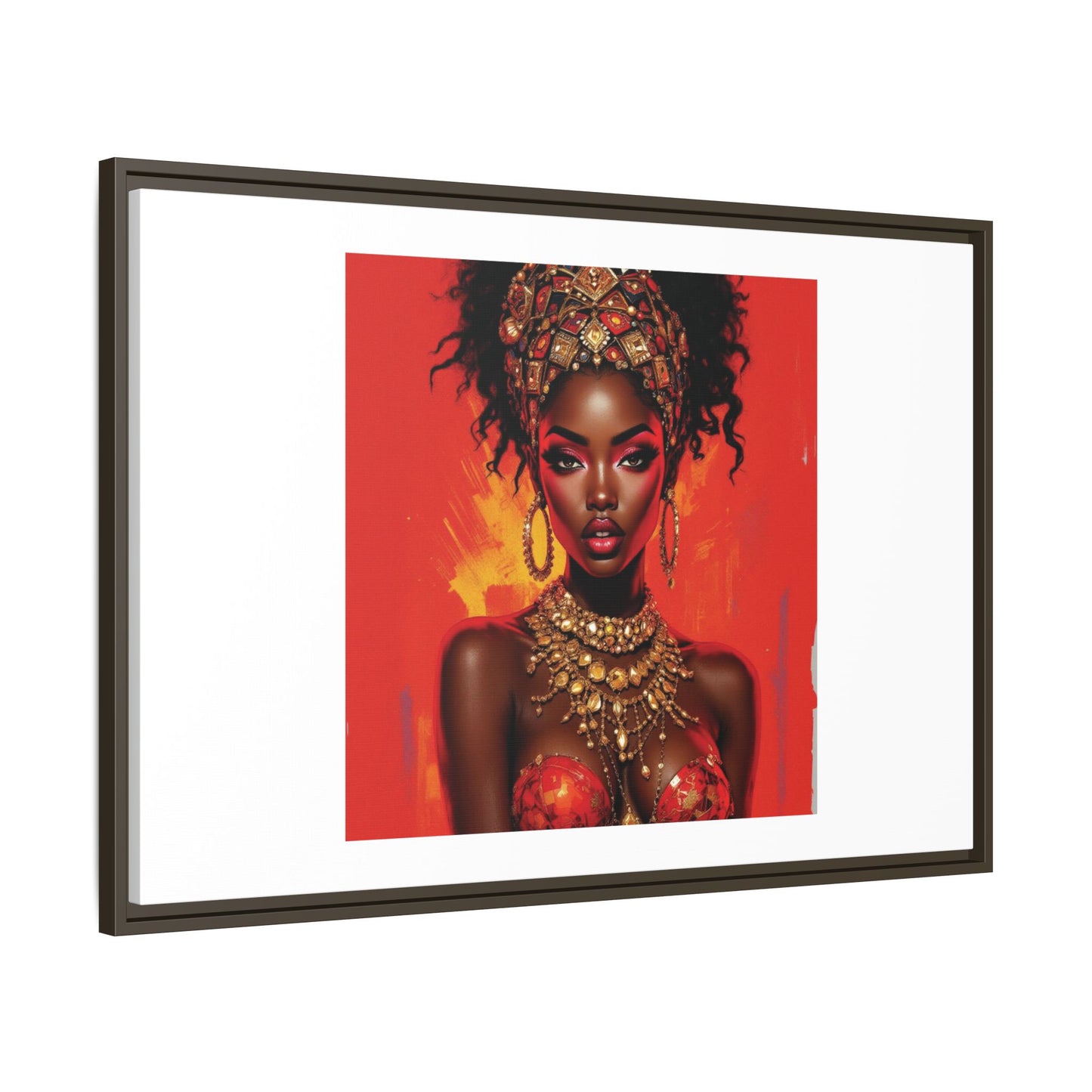 Matte Canvas, Framed (Multi-color)