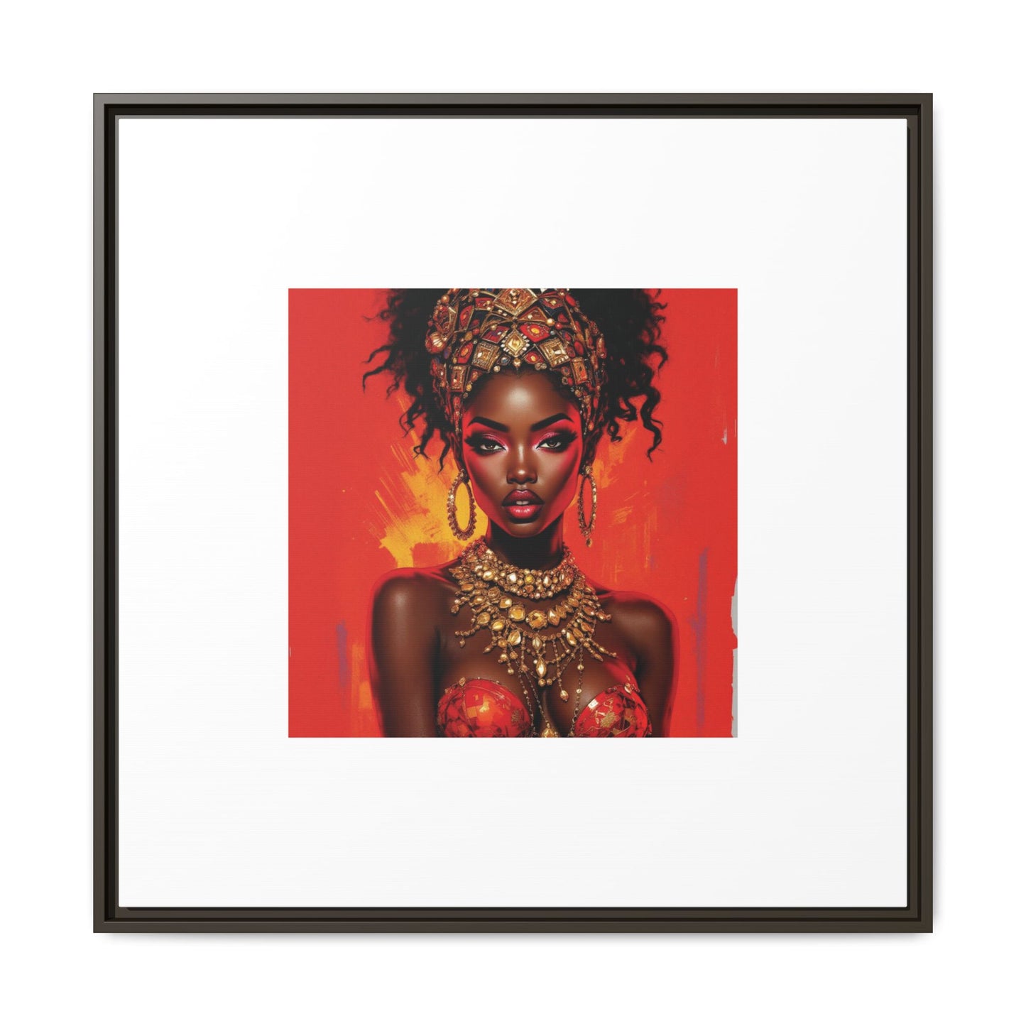 Matte Canvas, Framed (Multi-color)