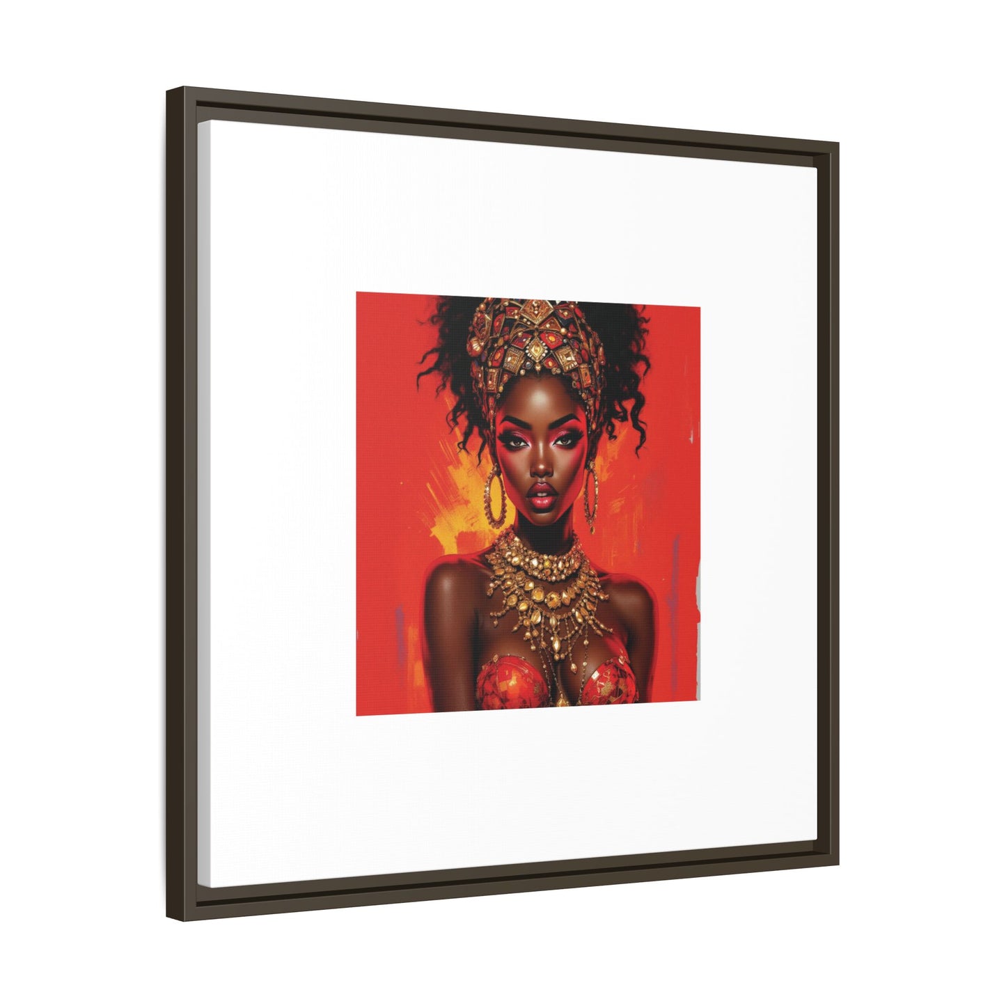 Matte Canvas, Framed (Multi-color)