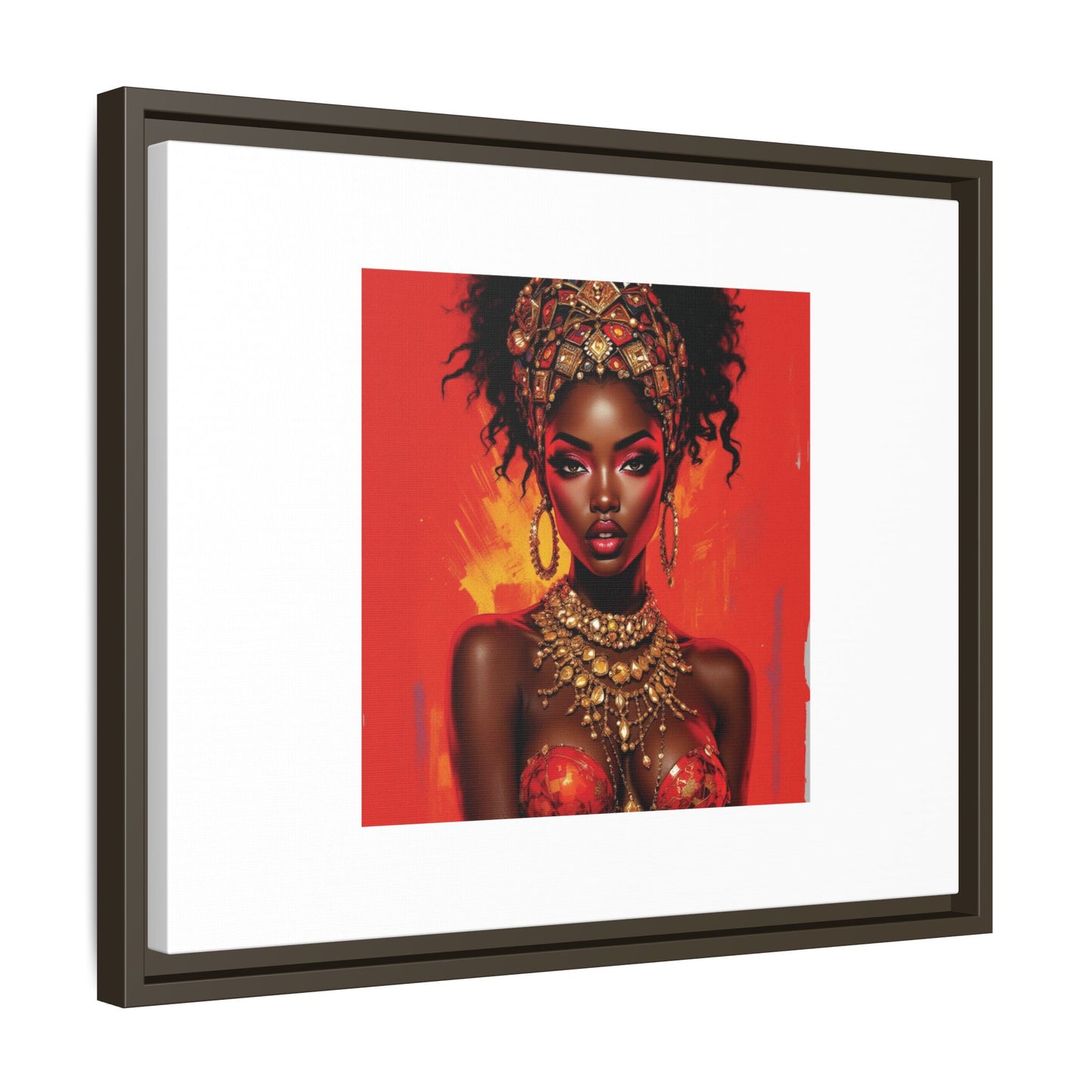 Matte Canvas, Framed (Multi-color)