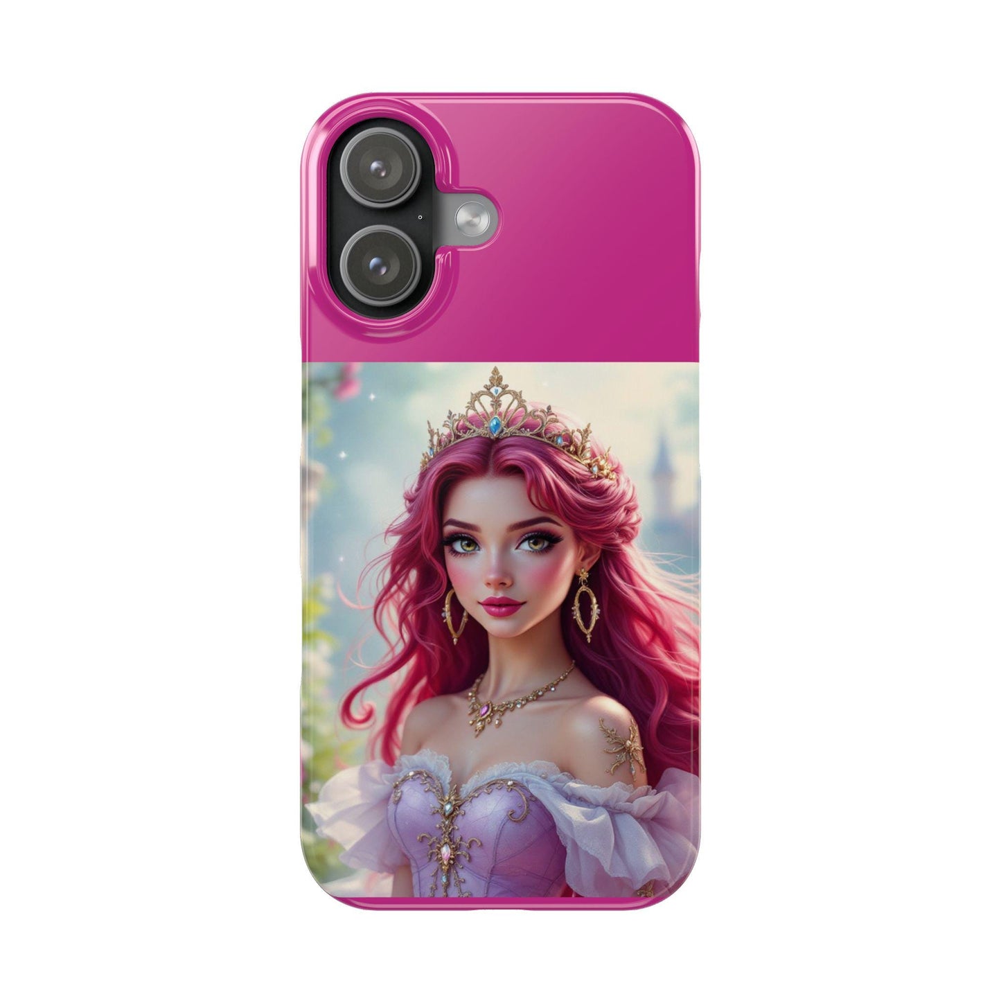 Princess Art Slim Phone Case: Fairytale iPhone 17 Compatible