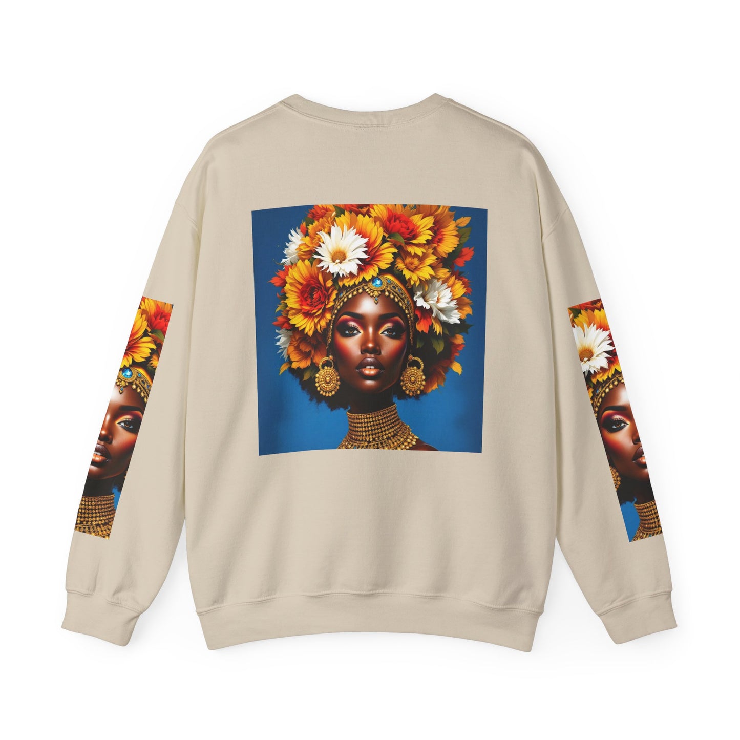 Floral Queen Crewneck Sweatshirt - Unisex Heavy Blend™
