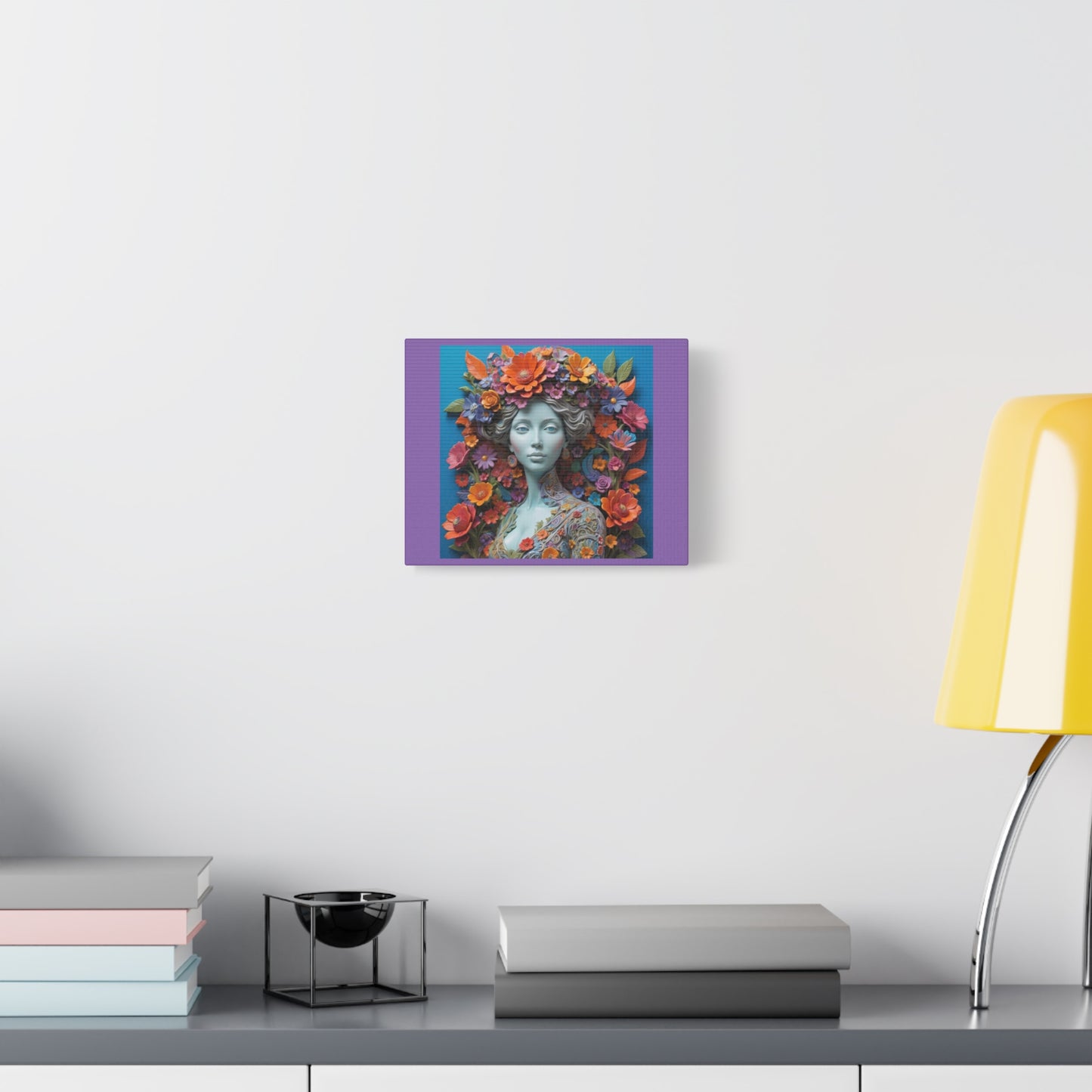 Floral Goddess Matte Canvas Print — Stretched Wall Art