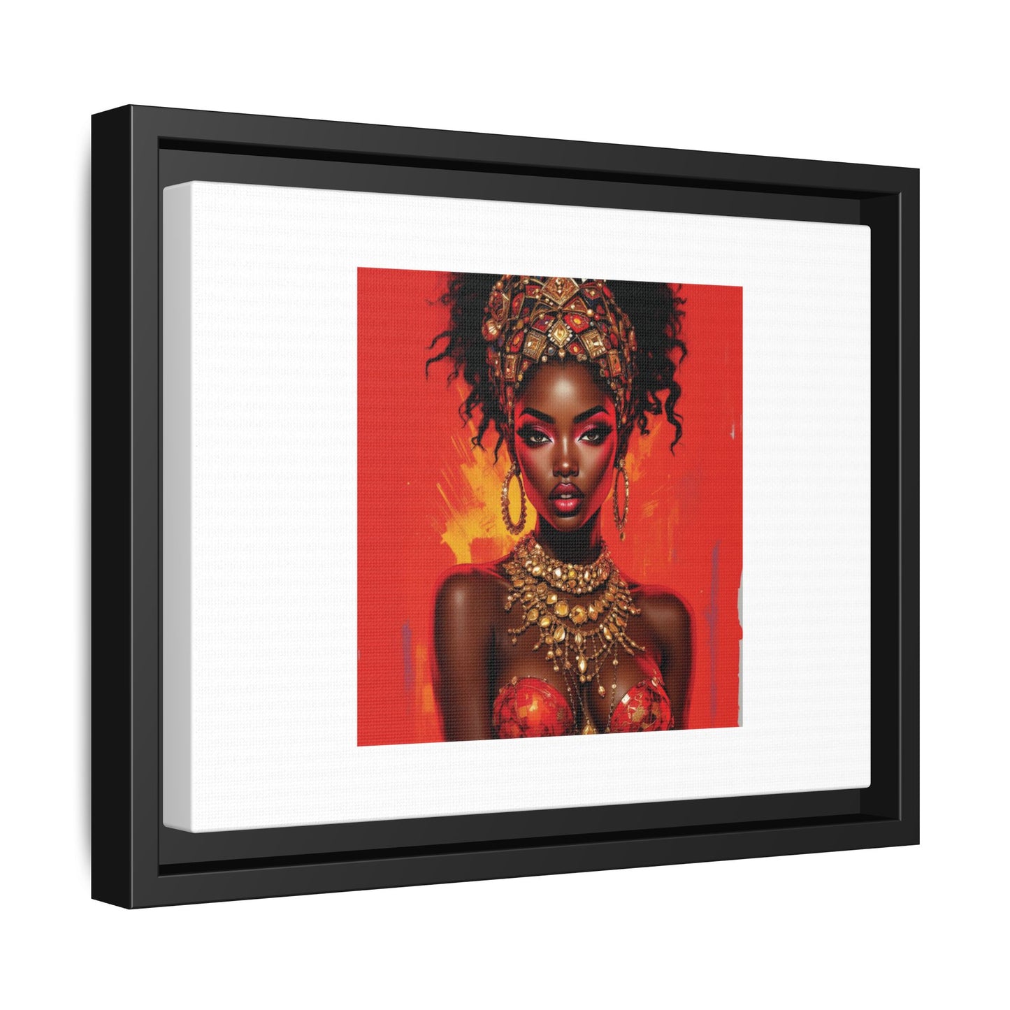 Matte Canvas, Framed (Multi-color)