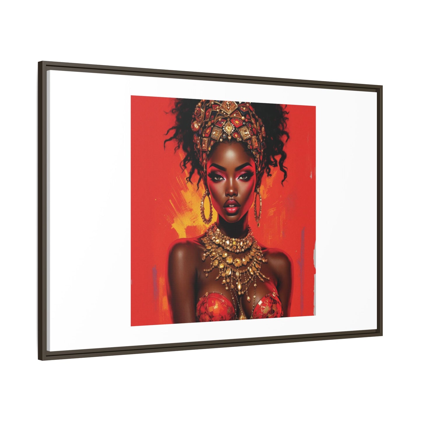 Matte Canvas, Framed (Multi-color)