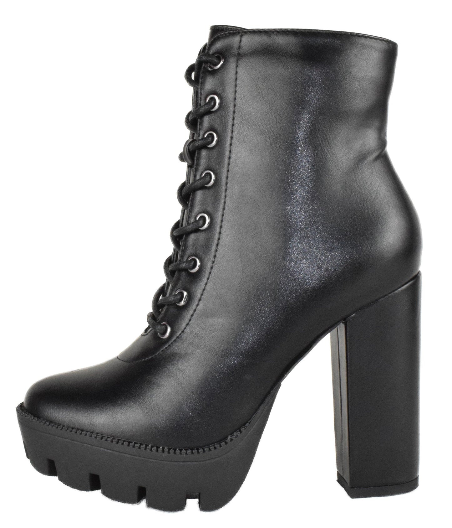 DALE-6 Black PU TOP MODA