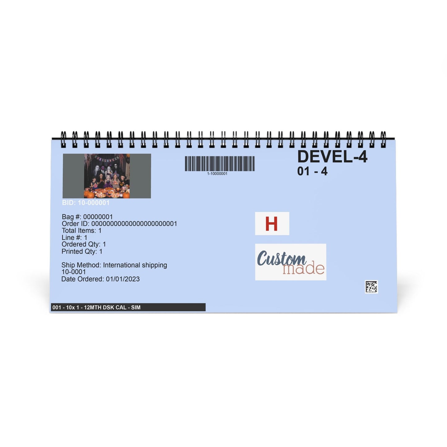 Halloween Themed Desktop Calendar: Seasonal Office Decor