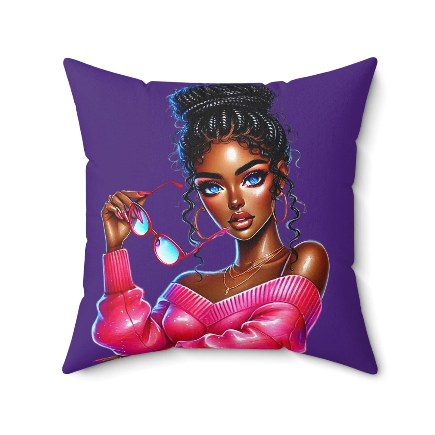 Vibrant Art Deco Pillow, Cozy Home Decor, Gift for Her, Modern Accent, Living Room Cushion, Unique Art Pillow