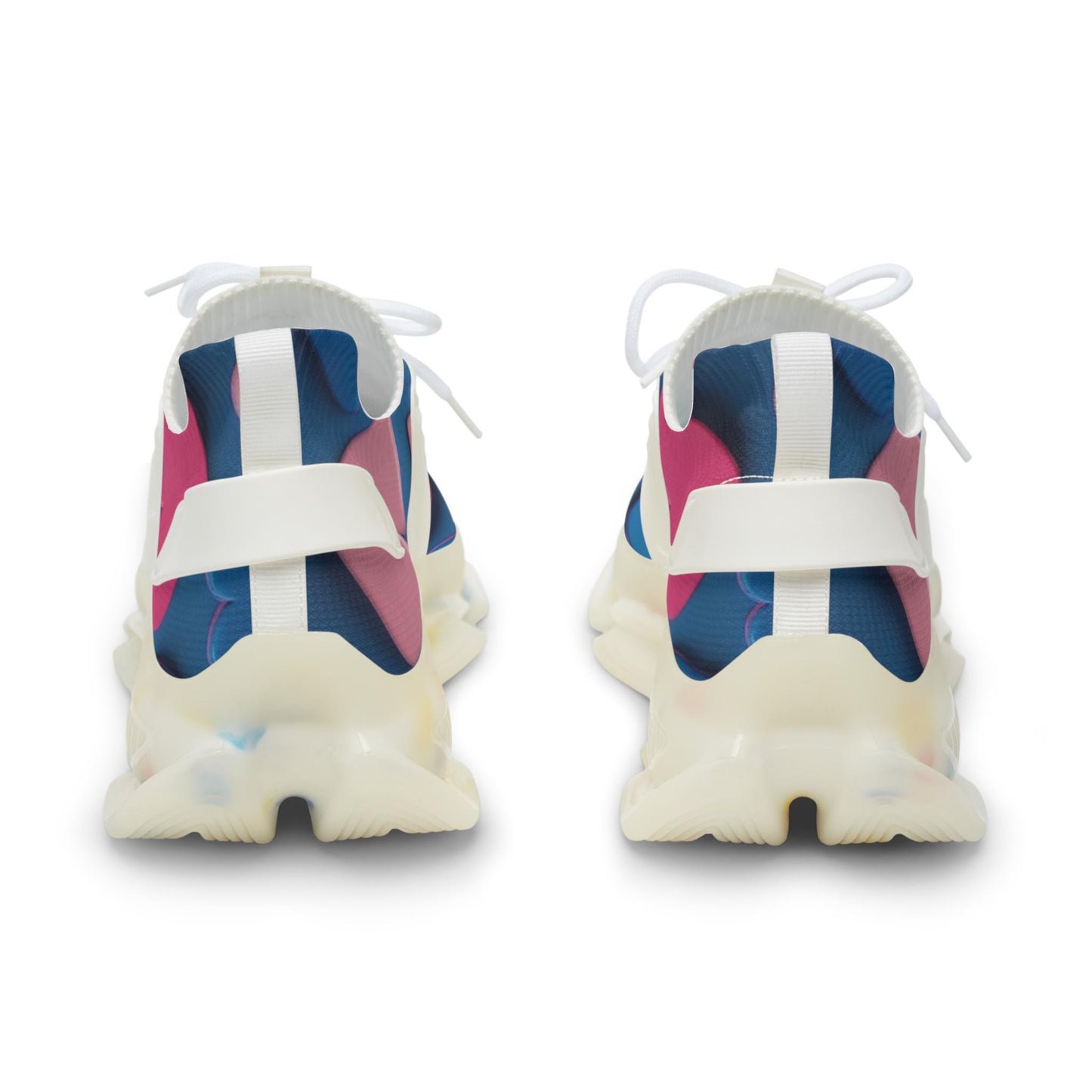 Colorful Heart Print Men's Sneakers, Stylish Athletic Footwear, Trendy Sneakers for Men, Casual Shoes, Unique Gift Idea for Him