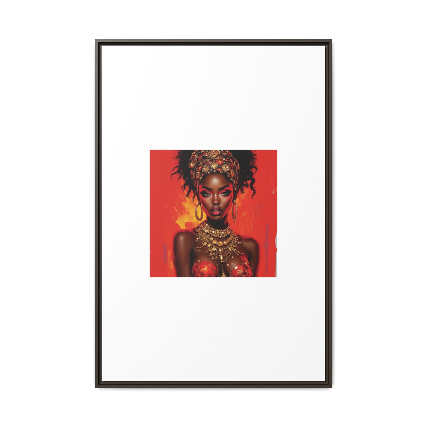 Matte Canvas, Framed (Multi-color)