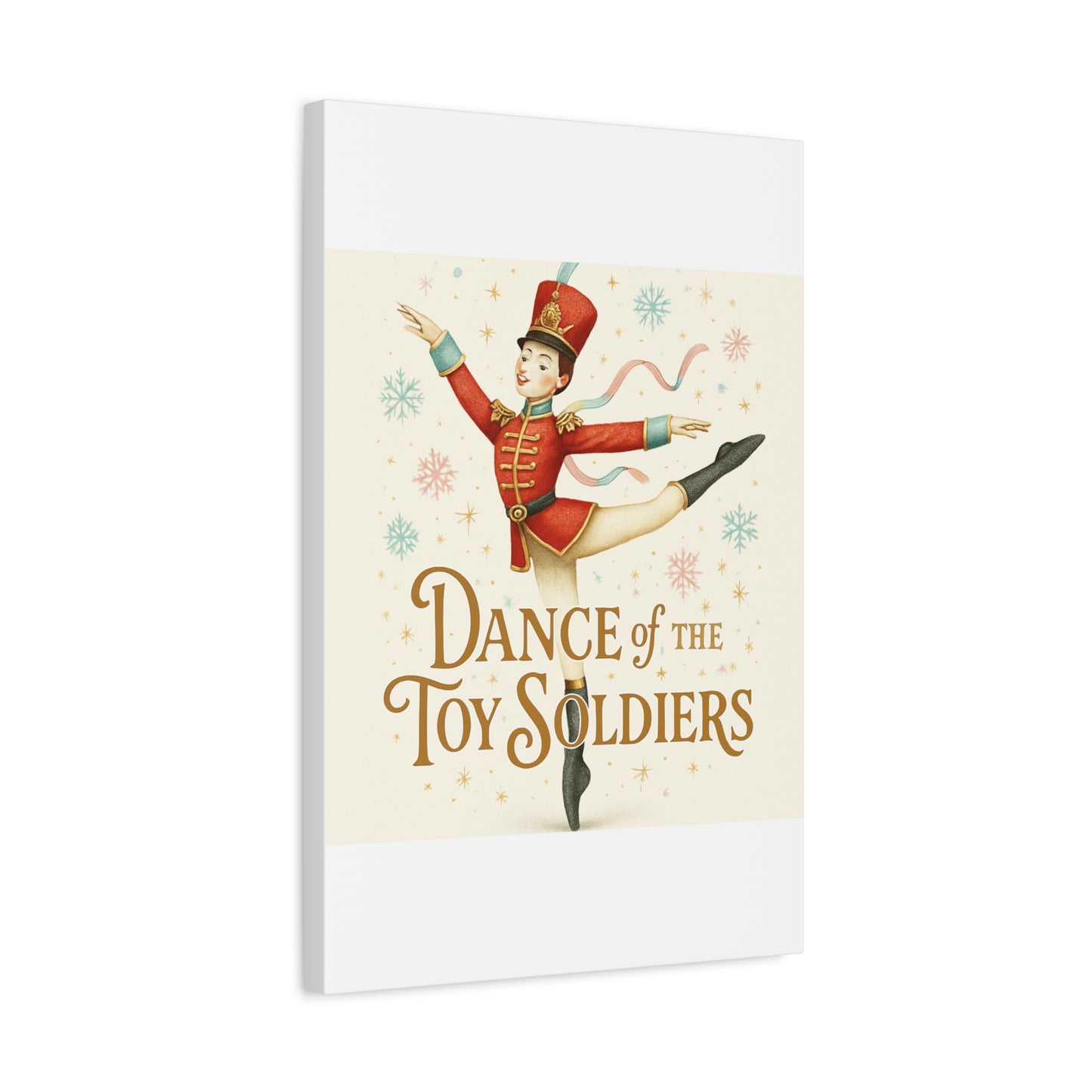 Dance of the Toy Soldiers Canvas Wall Art — Vintage Nutcracker Ballet Print