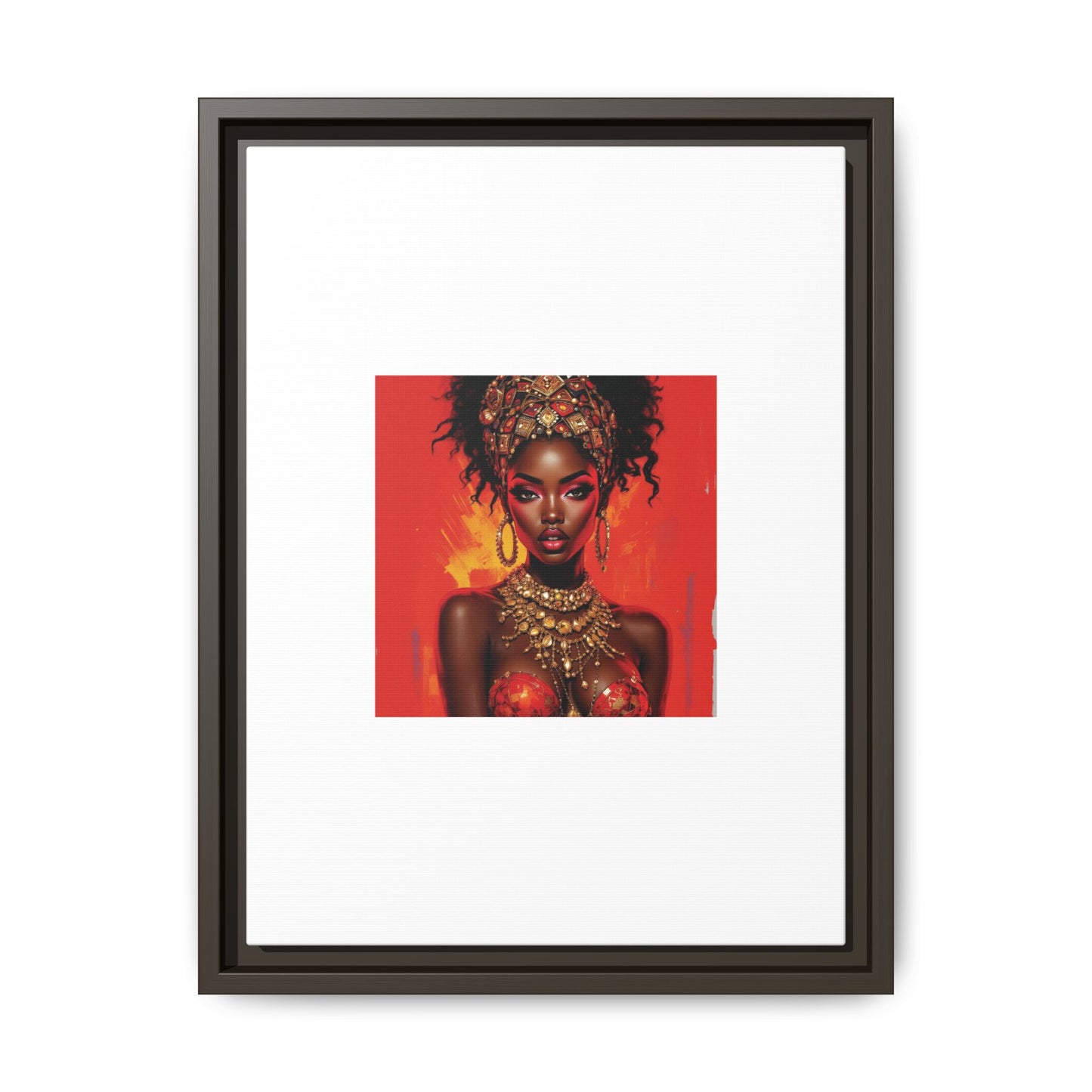 Matte Canvas, Framed (Multi-color)