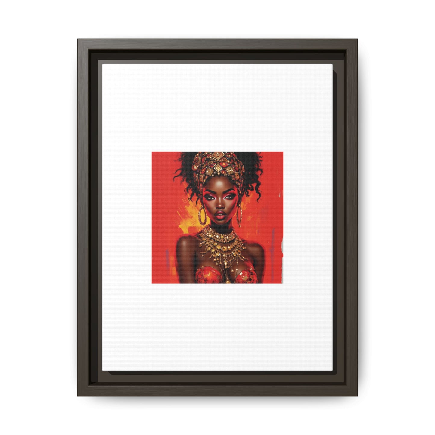 Matte Canvas, Framed (Multi-color)