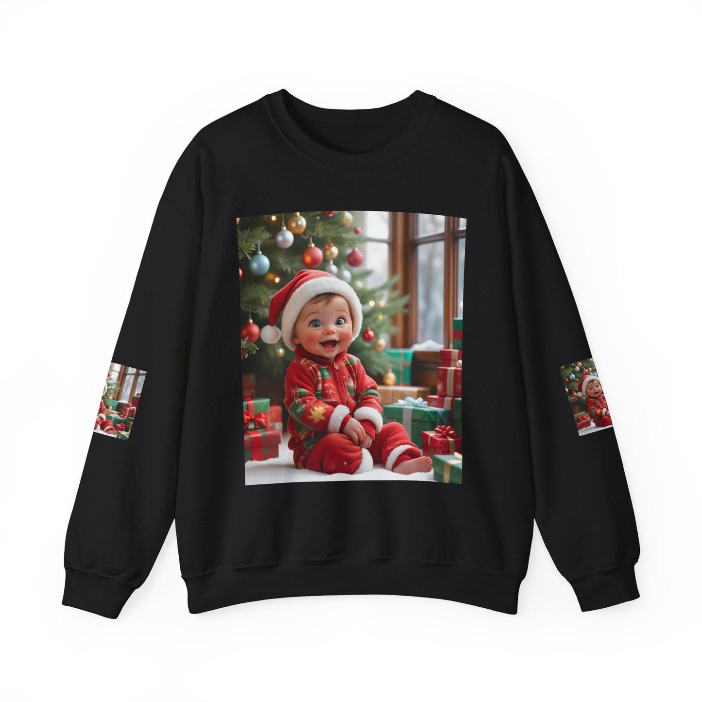 Festive Child Sweatshirt - Cozy Christmas Sweatshirt, Holiday Gift, Kids' Christmas Apparel, Cute Holiday Wear, Family Christmas Sweatshirt