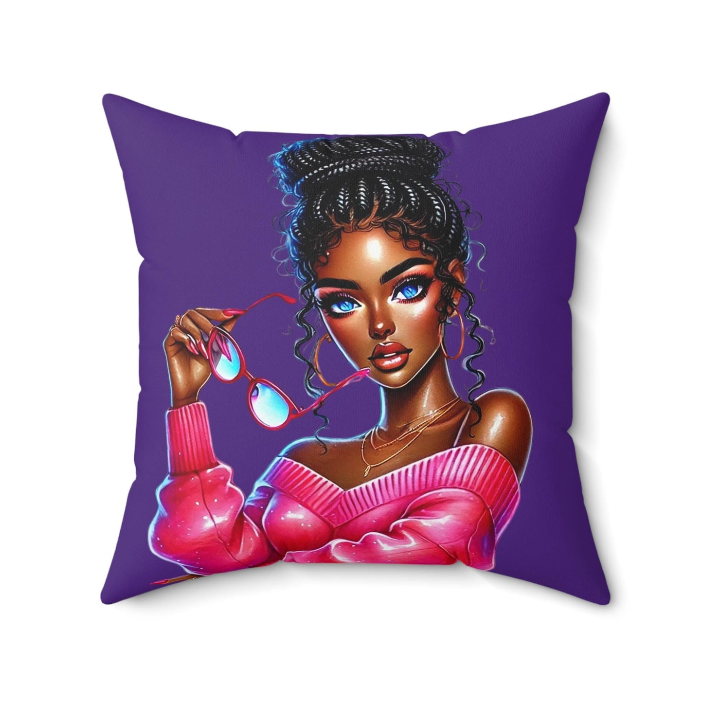 Vibrant Art Deco Pillow, Cozy Home Decor, Gift for Her, Modern Accent, Living Room Cushion, Unique Art Pillow