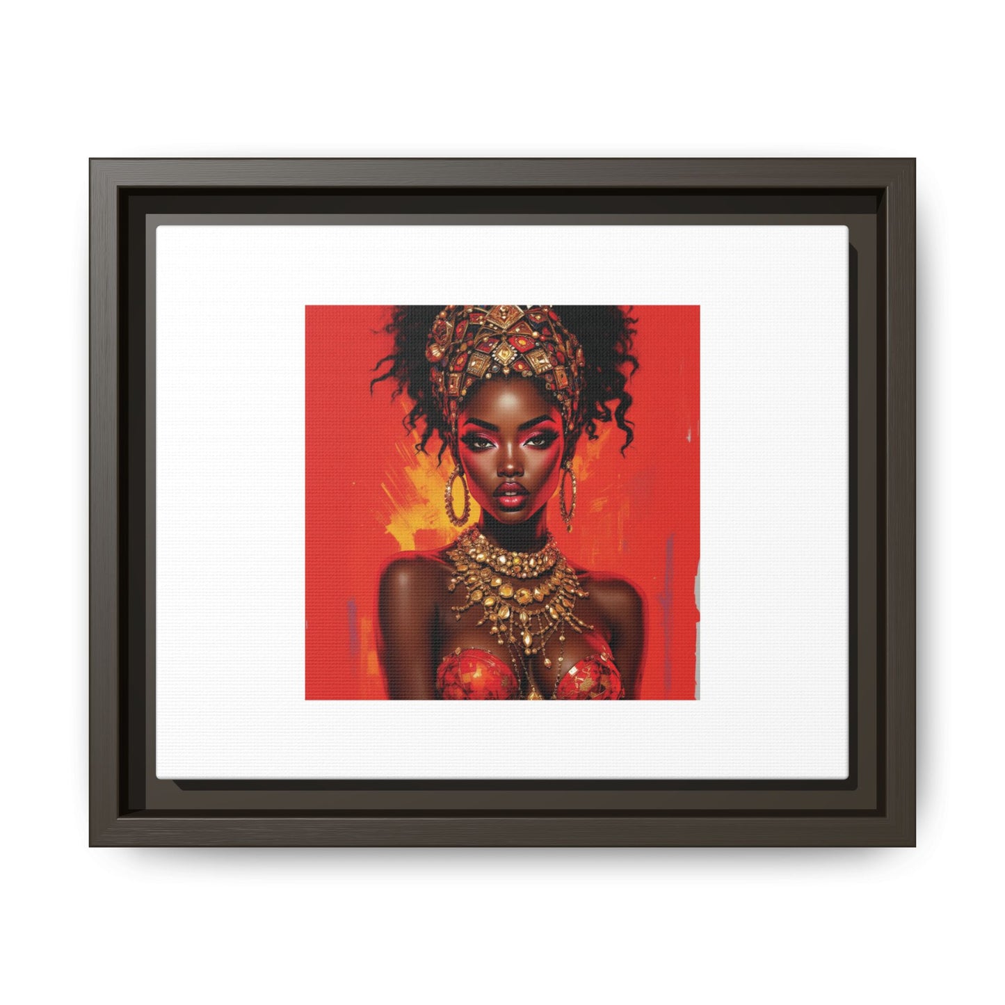 Matte Canvas, Framed (Multi-color)