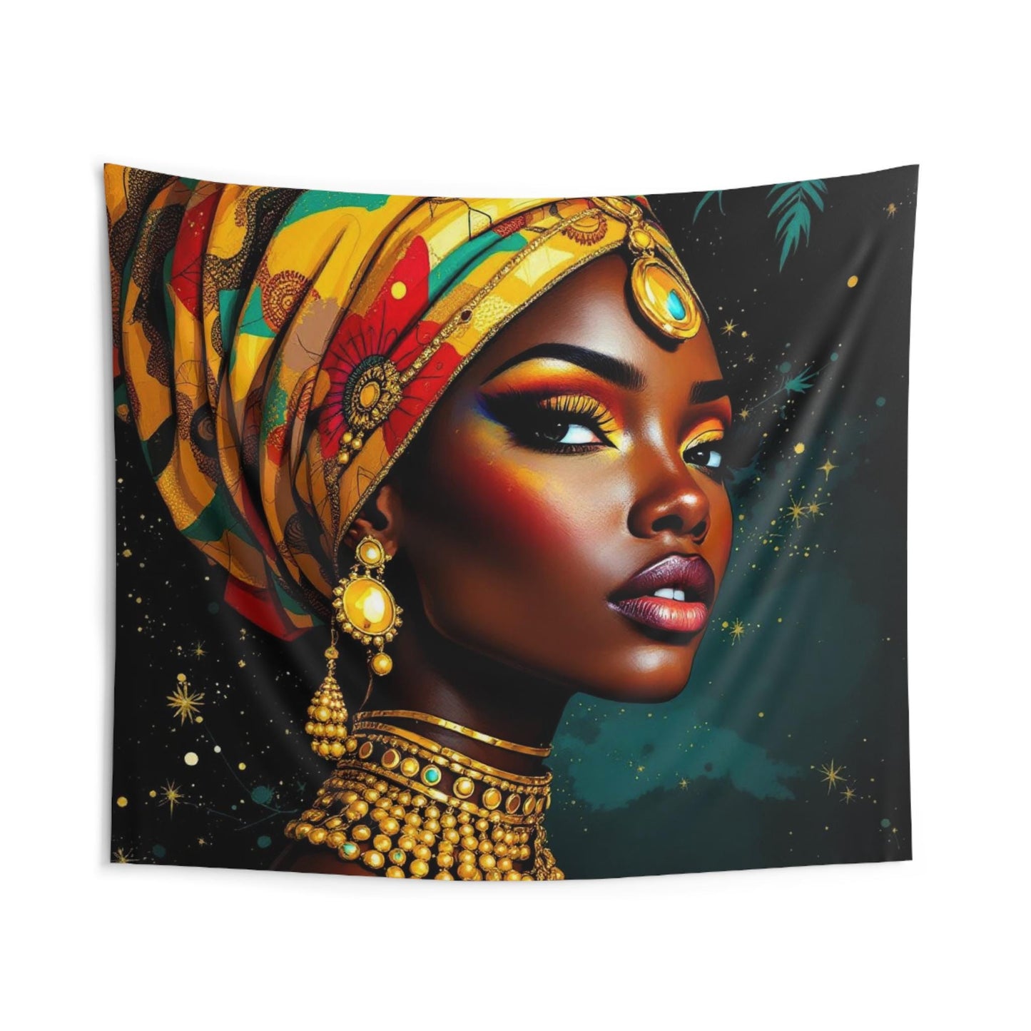 Bohemian Indoor Wall Tapestry, Ethnic Home Decor, Vibrant Art Piece, Festival Wall Hanging, Gift for Art Lovers