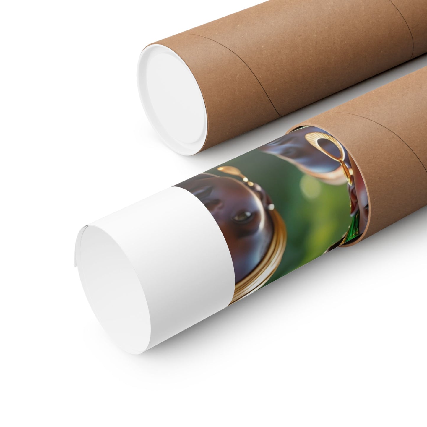 African Queen Matte Poster — Vibrant Cultural Wall Art