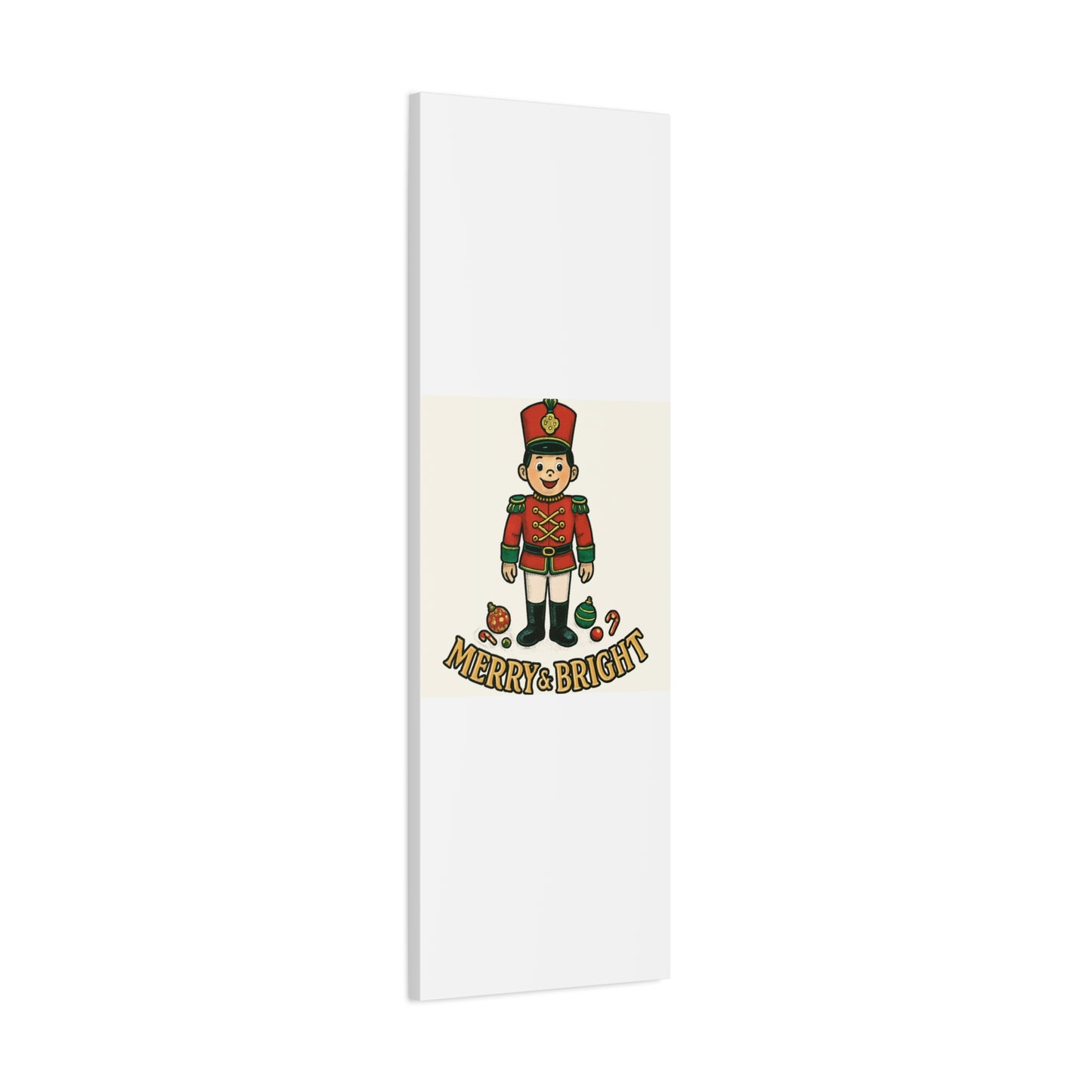 Nutcracker Soldier Matte Canvas Wall Art — Merry & Bright Holiday Decor