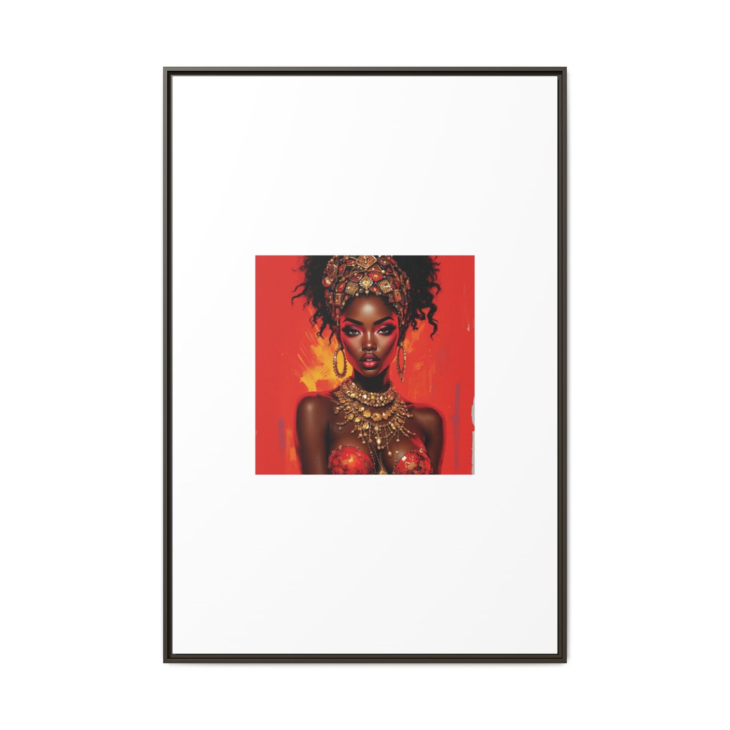 Matte Canvas, Framed (Multi-color)