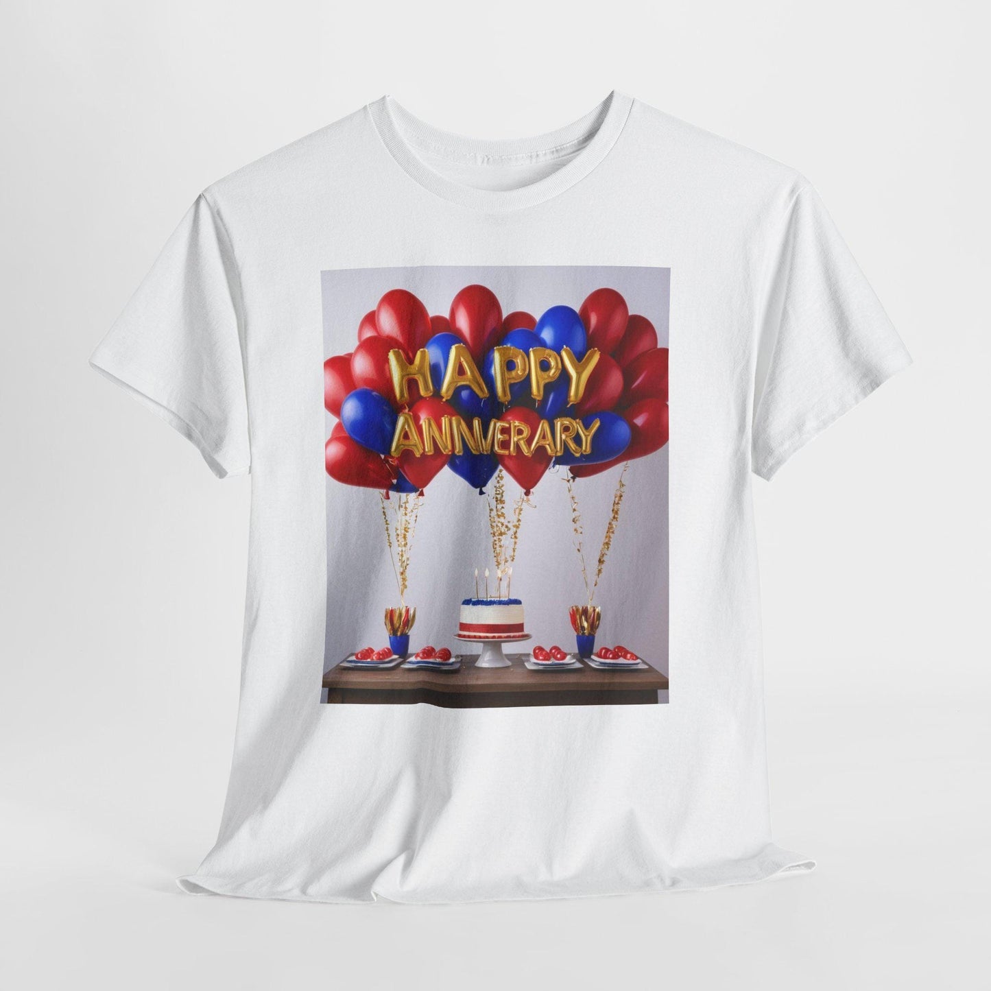 Happy Anniversary Balloon T-Shirt: Celebration Outfit