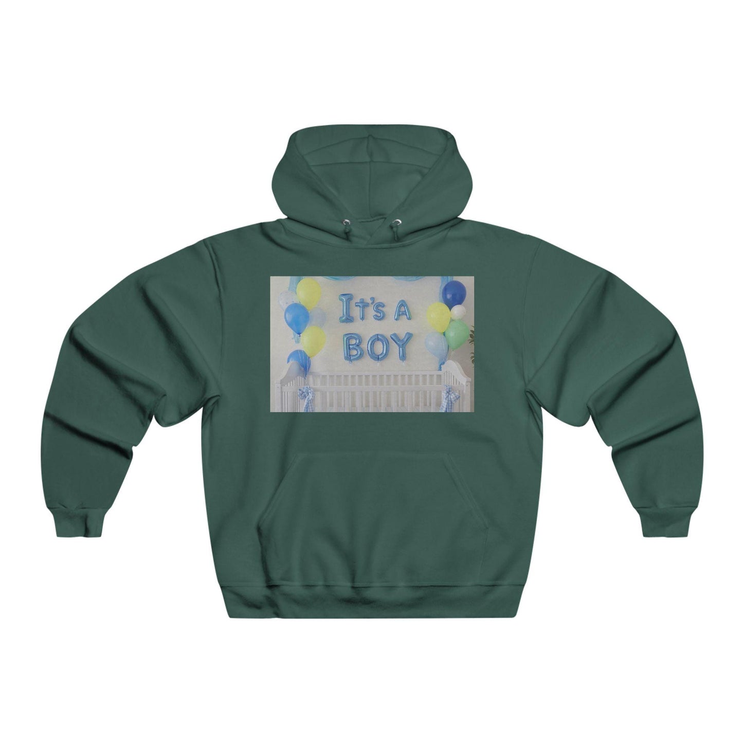 It's A Boy Baby Shower Hoodie: Gender Reveal Sweatshirt