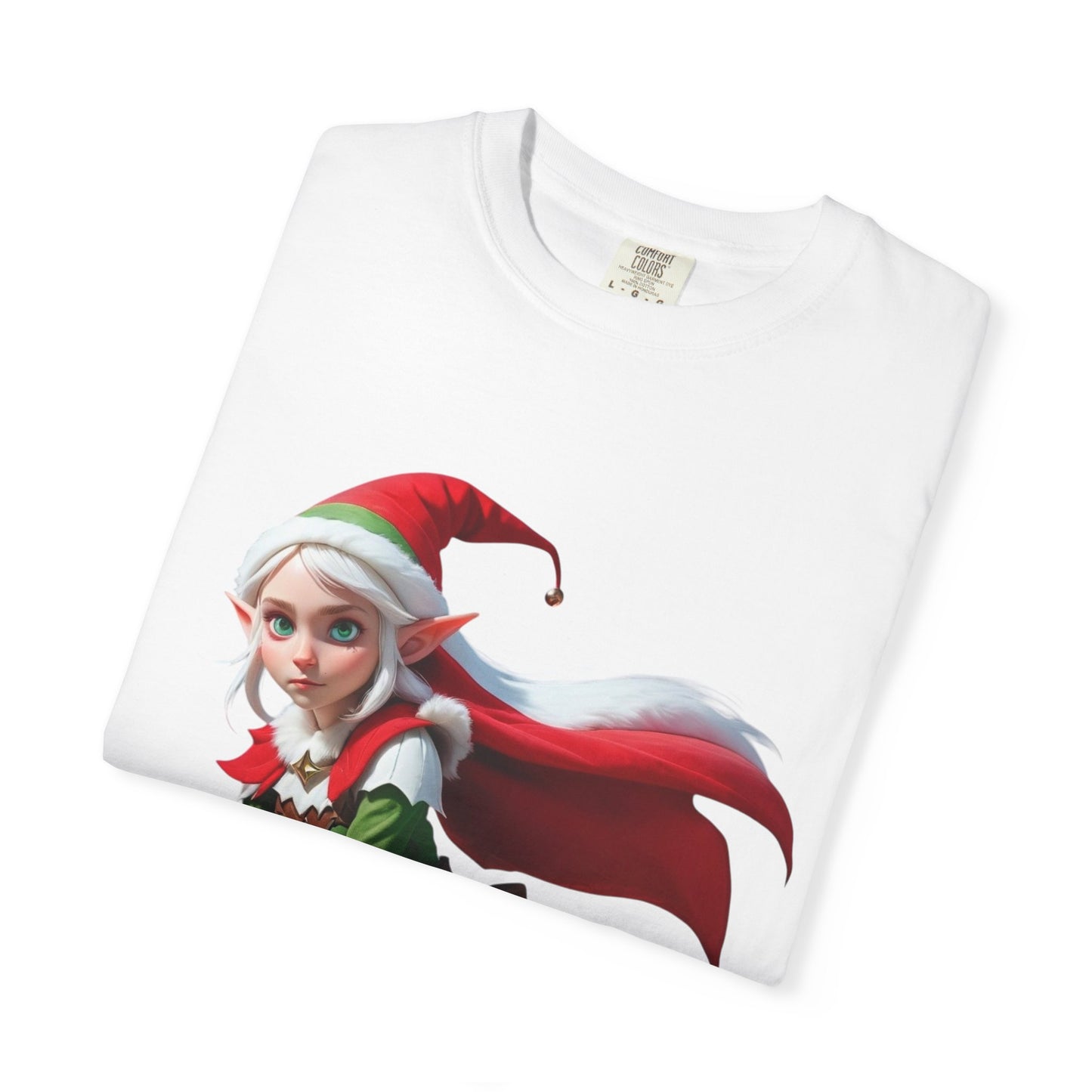 Christmas Elf T-Shirt — Cute Elf Girl Holiday Tee