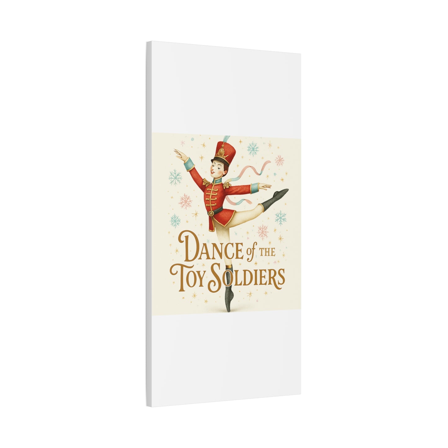 Dance of the Toy Soldiers Canvas Wall Art — Vintage Nutcracker Ballet Print
