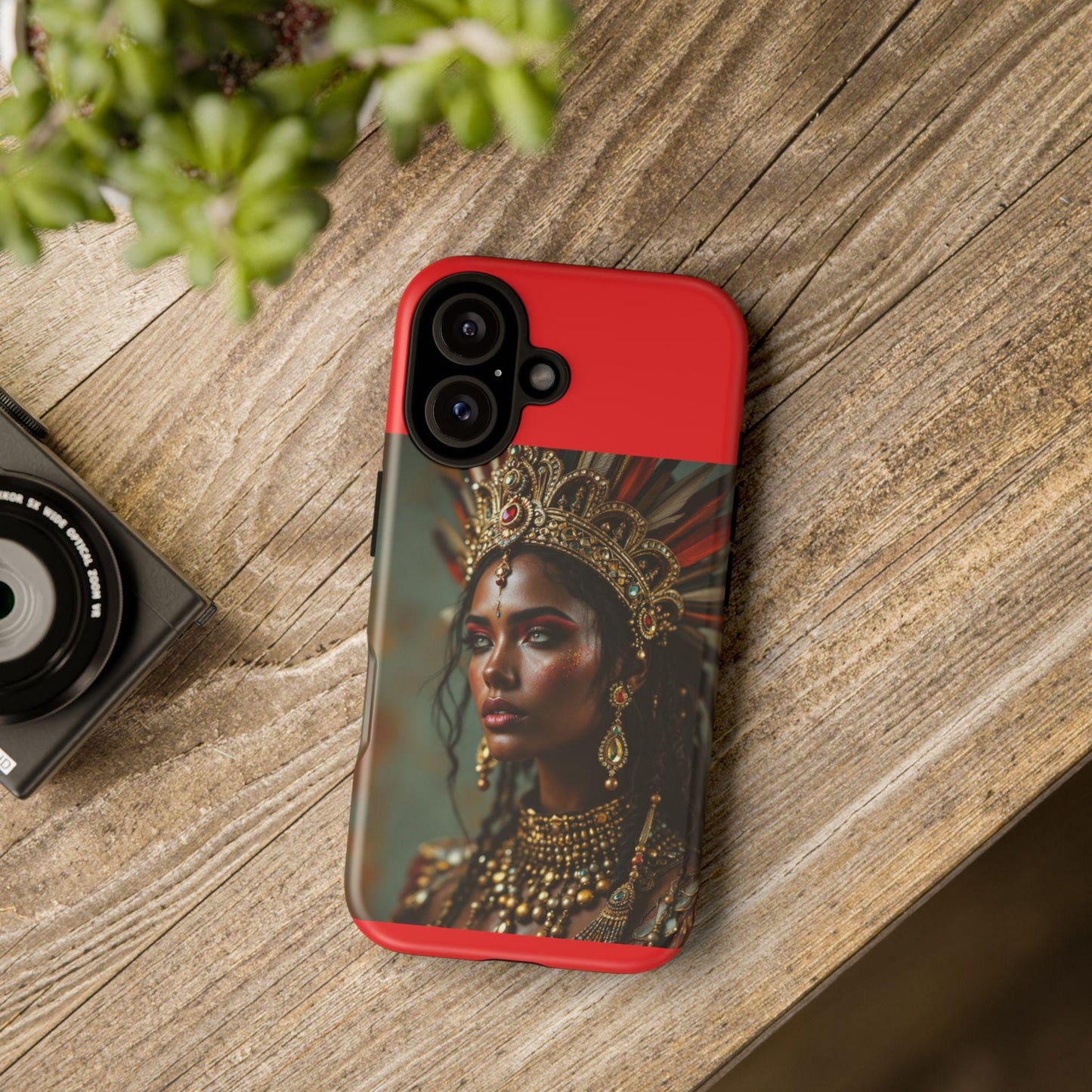 Ethereal Queen Phone Case: Bold Protective Cover