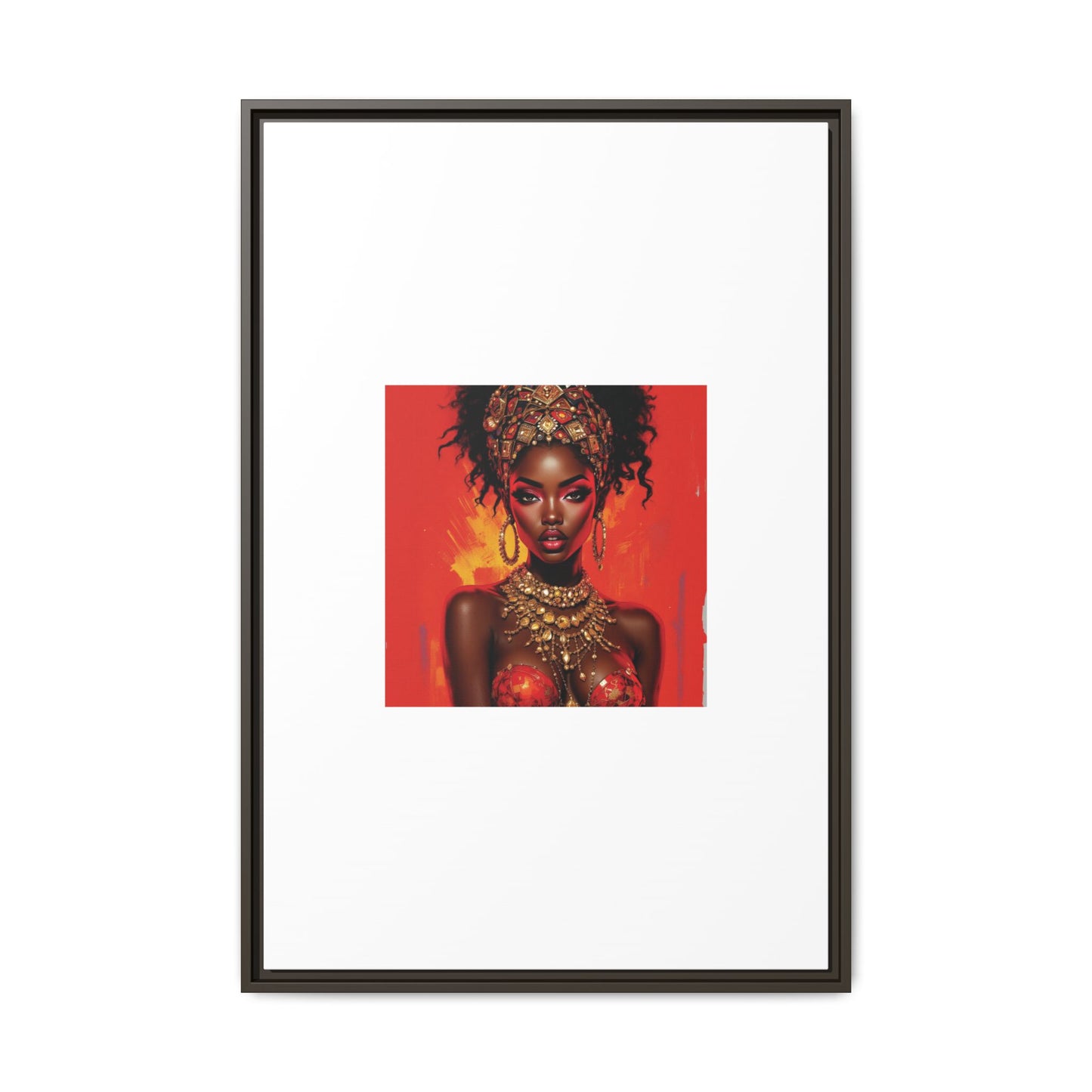 Matte Canvas, Framed (Multi-color)