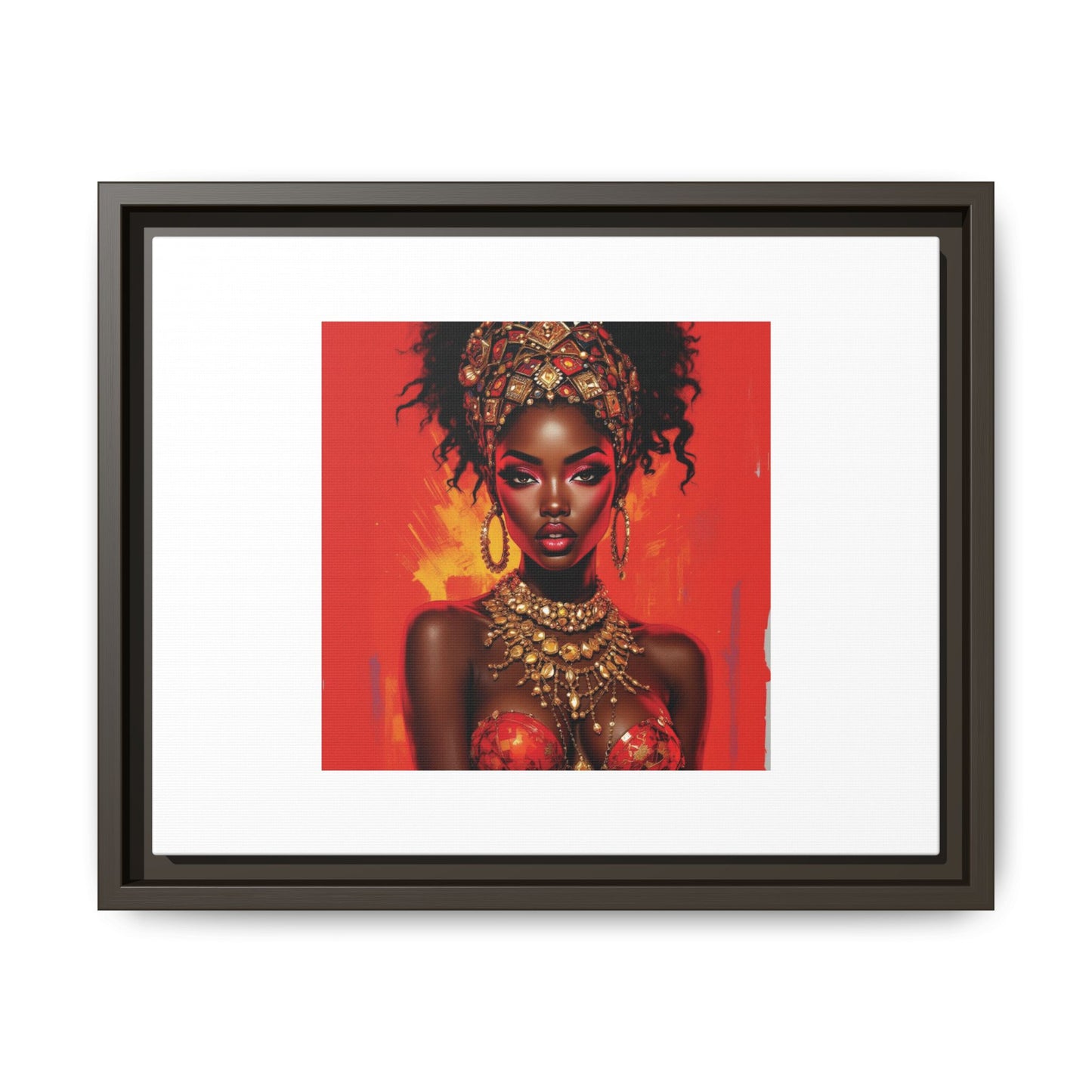 Matte Canvas, Framed (Multi-color)