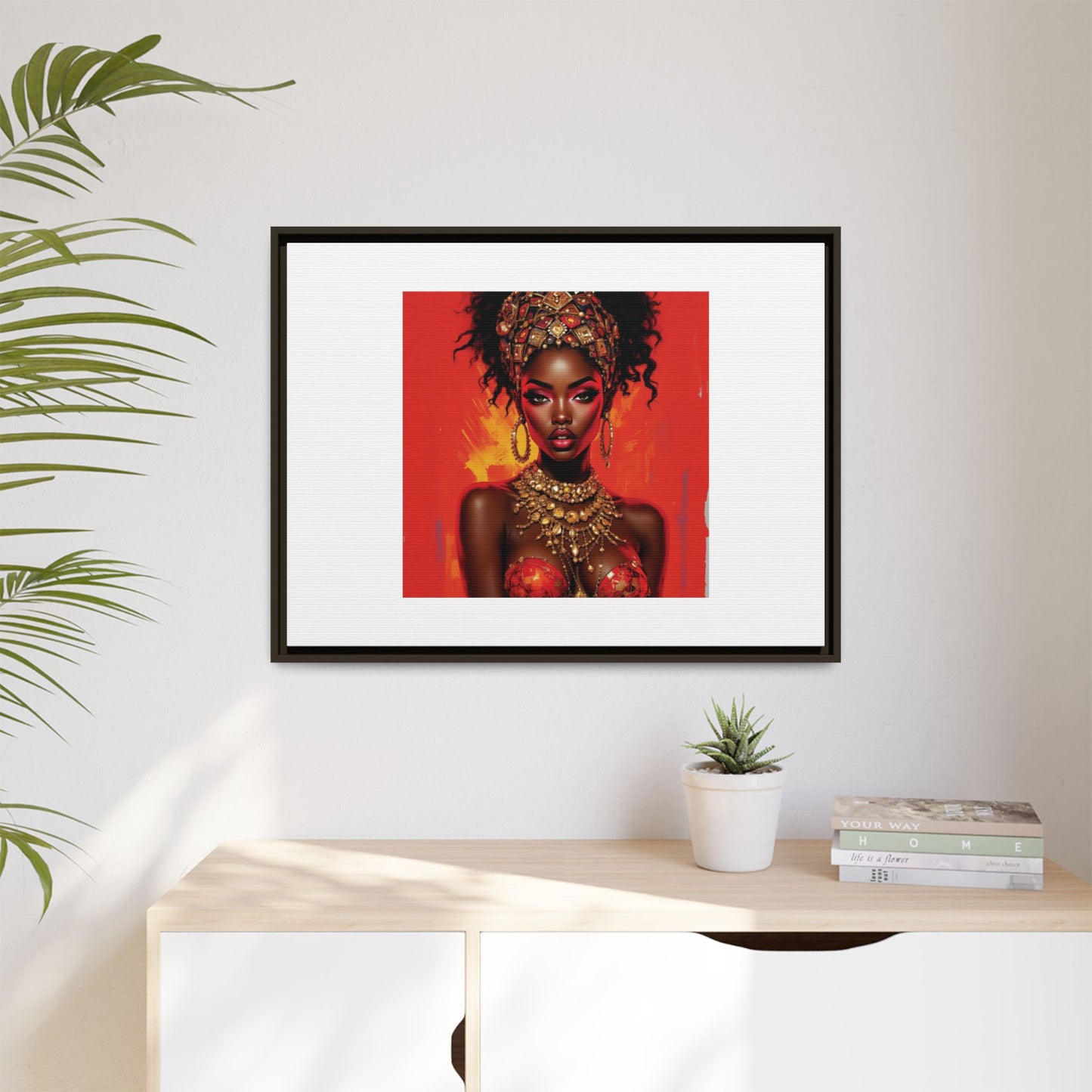 Matte Canvas, Framed (Multi-color)