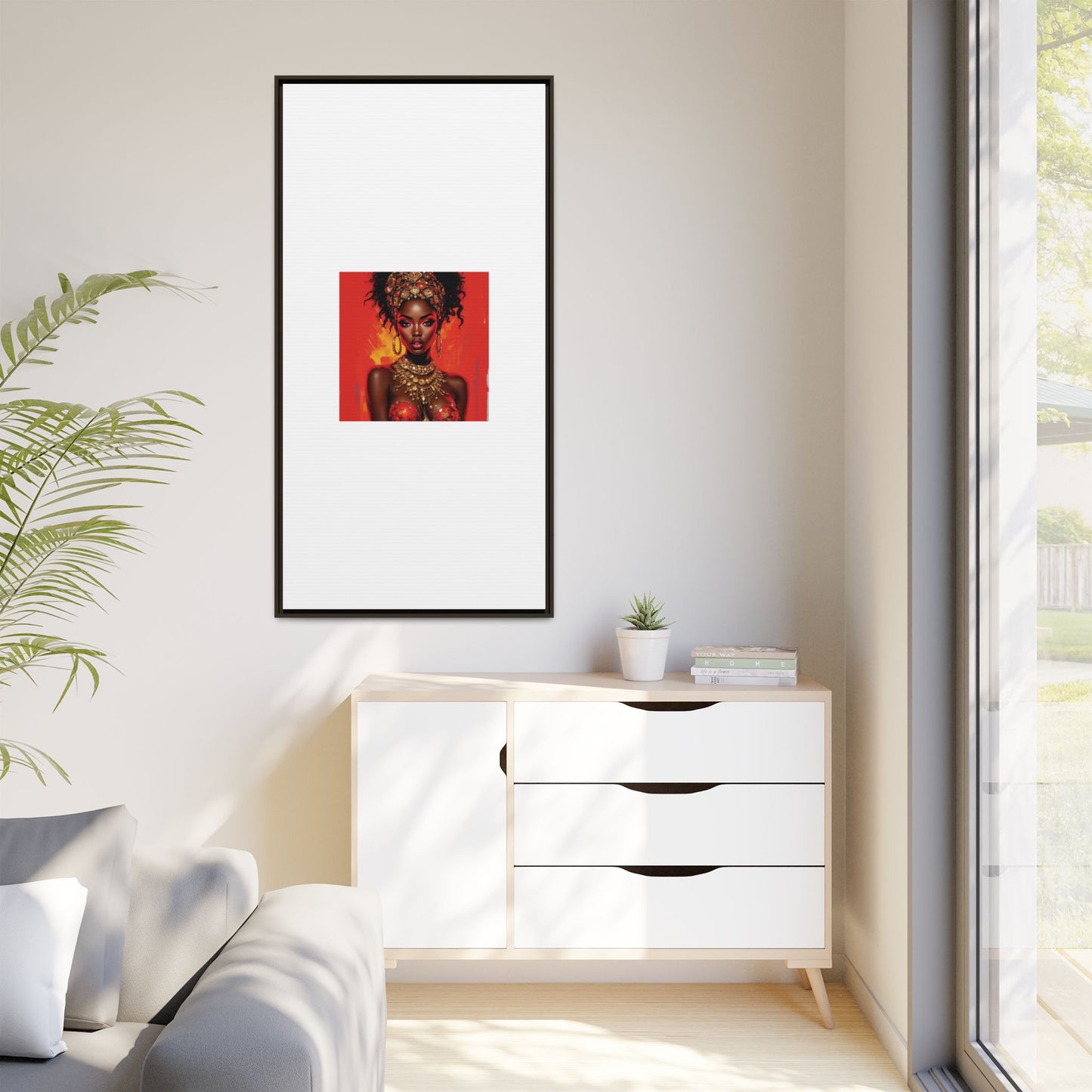 Matte Canvas, Framed (Multi-color)