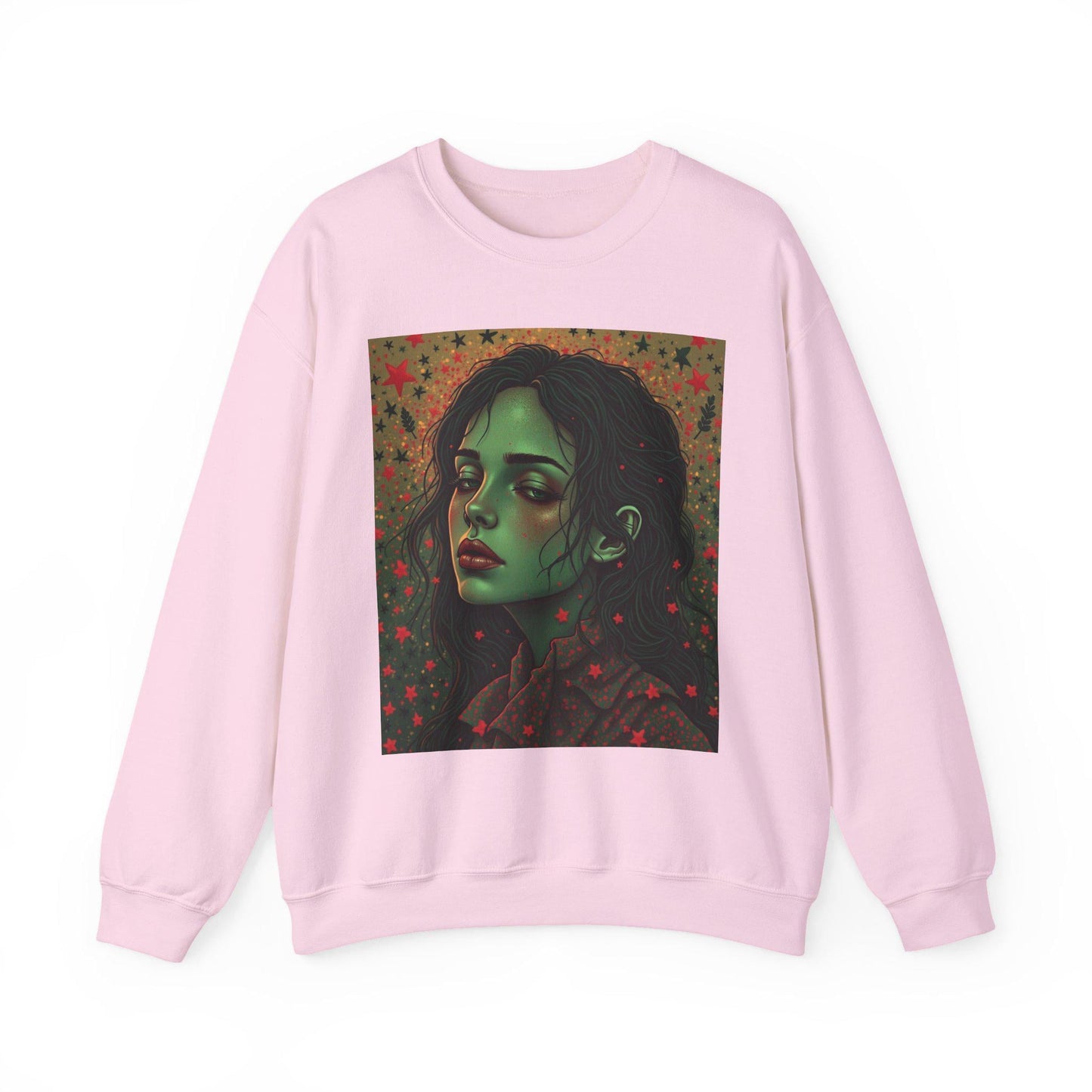 Aesthetic Portrait Sweatshirt, Cozy Unisex Crewneck, Everyday Fashion, Unique Gift, Seasonal Layering, Trendy Style